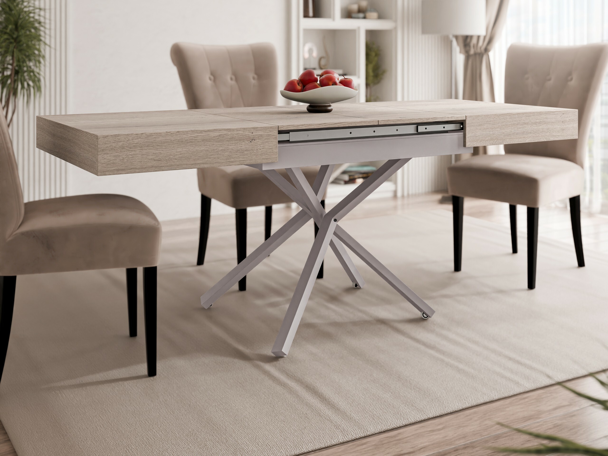 Žurnalinis staliukas transformeris Oswego 177 (Ąžuolas)