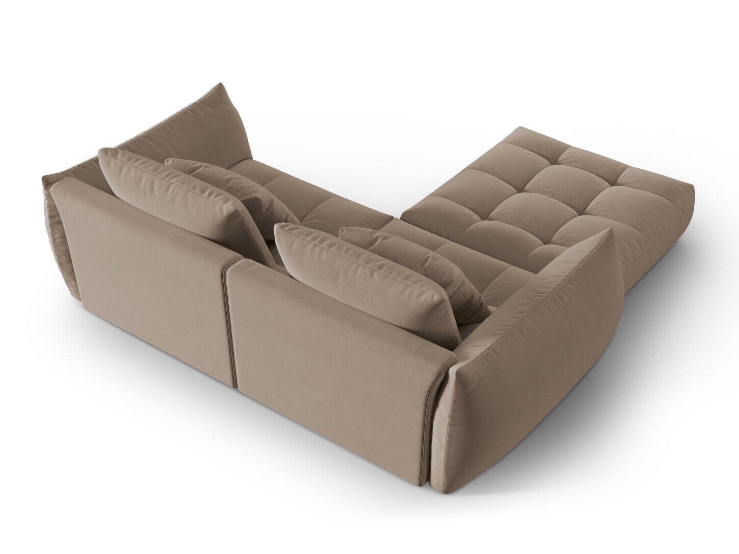 Modulinis minkštas kampas Benorli 102 (Casino Taupe)