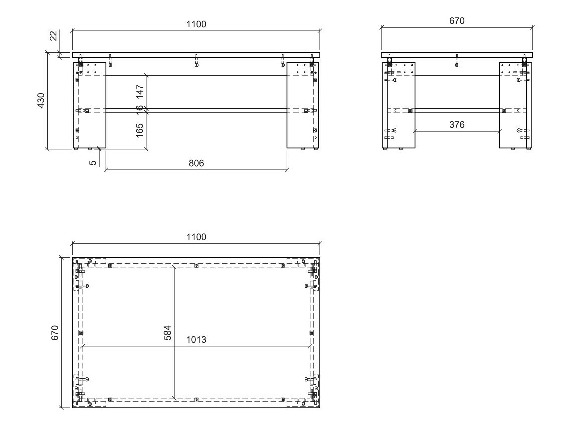 Žurnalinis staliukas Numeri 105