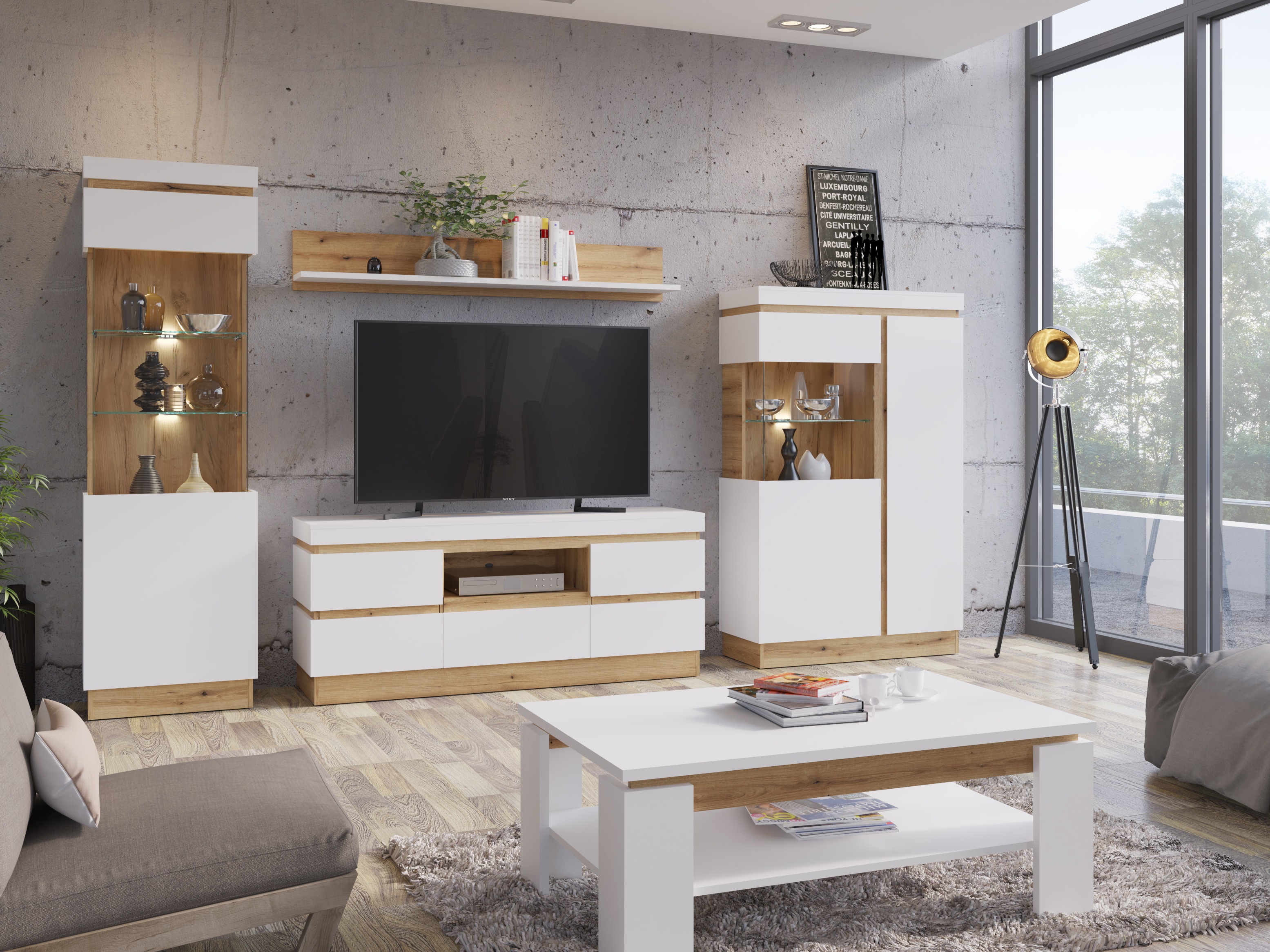 Svetainės komplektas Numeri 123