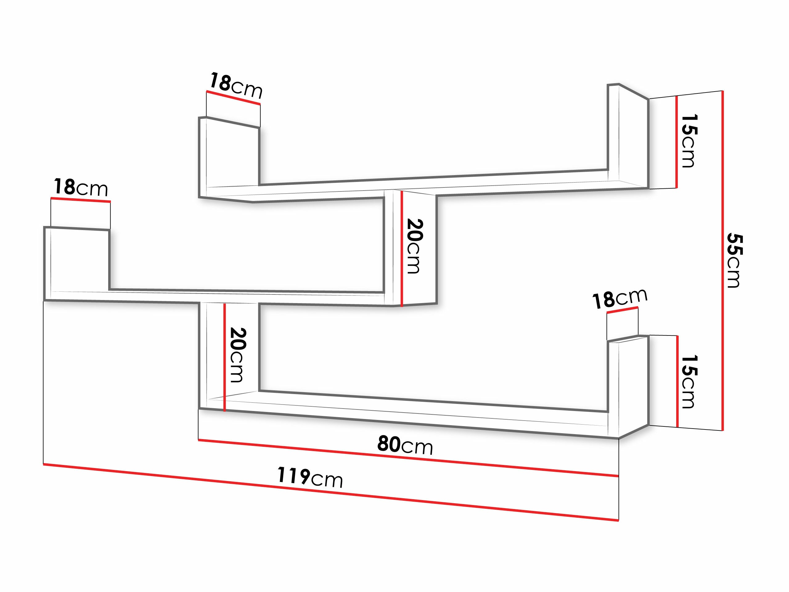 Pakabinama lentyna Lexicon I (Sonomos ąžuolas)