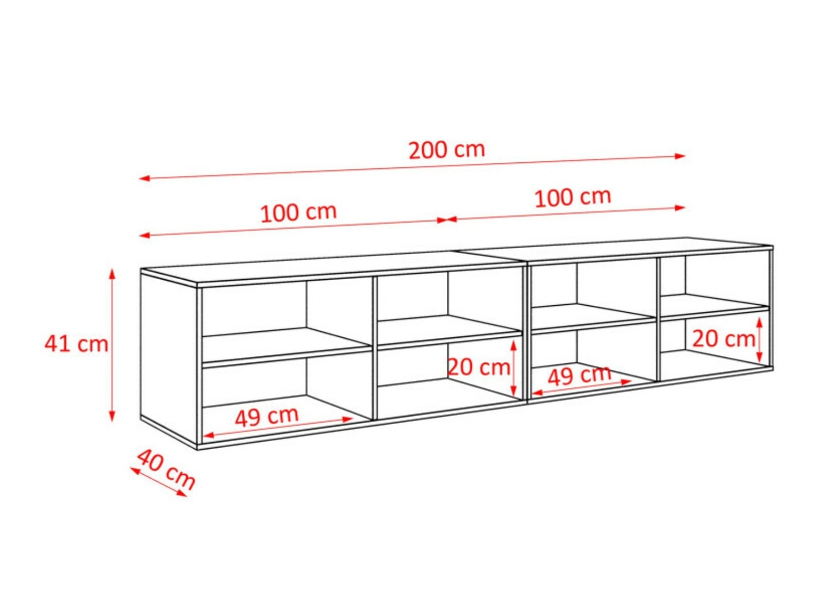 TV staliukas Arecibo 110