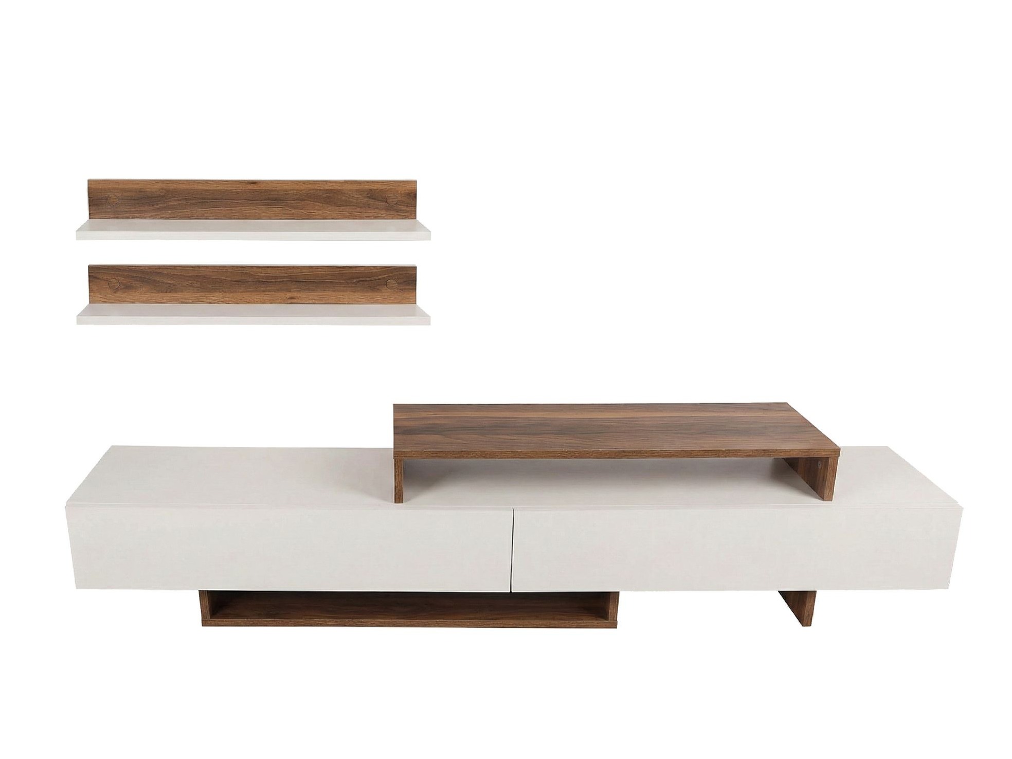 TV staliukas Kailua 998 (Balta + Tikmedis)