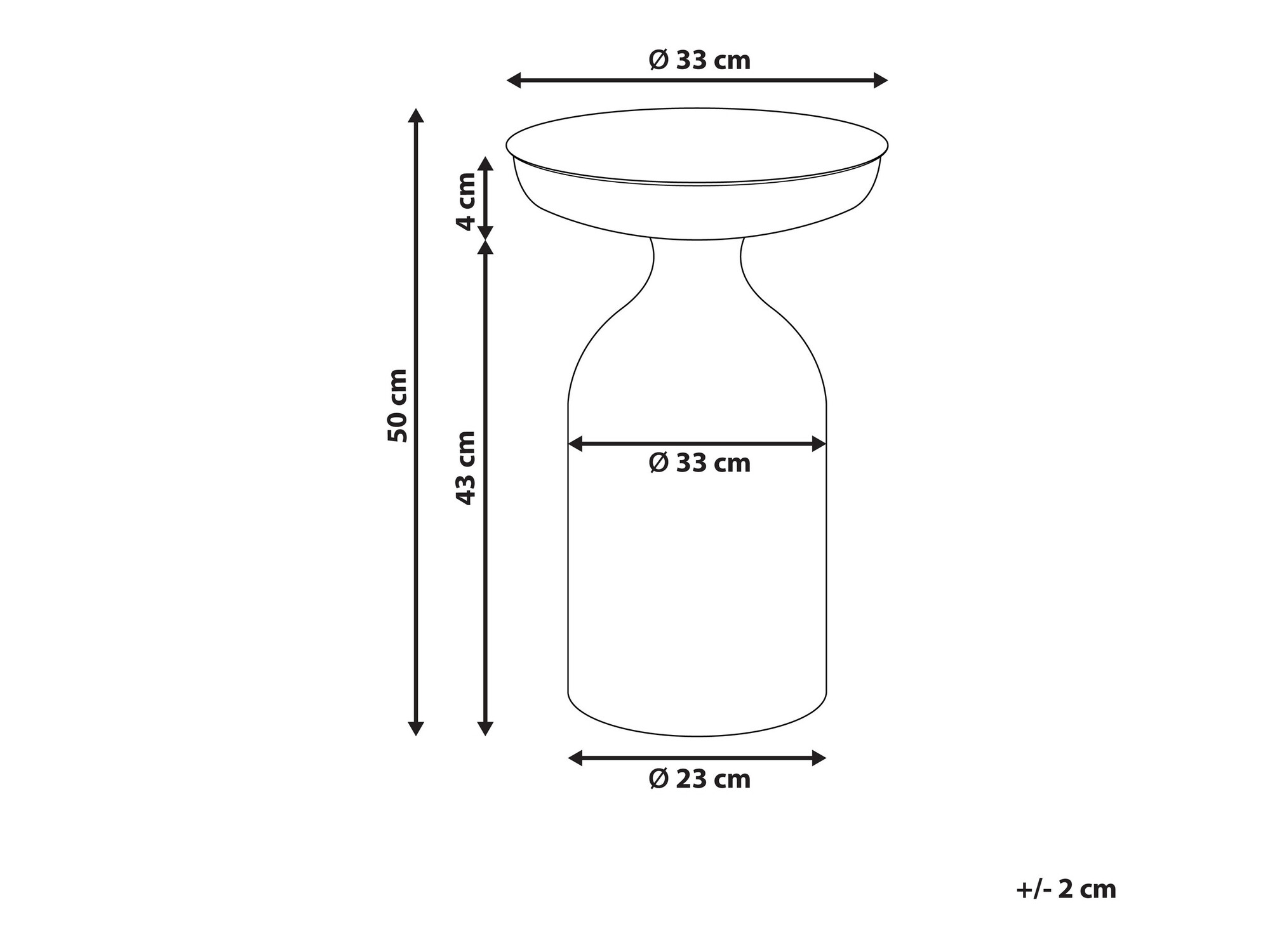 Šoninis staliukas ST8472