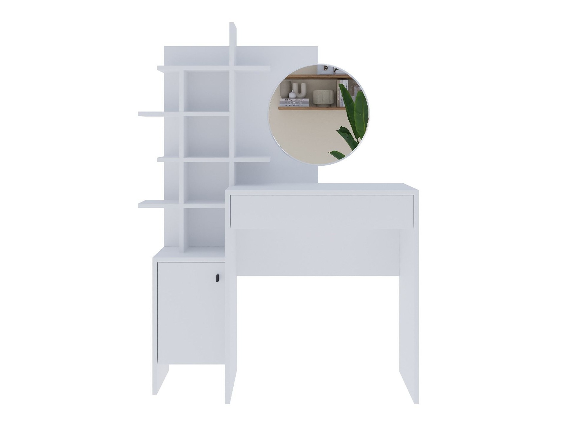 Makiažo staliukas Kailua 220 (Balta)