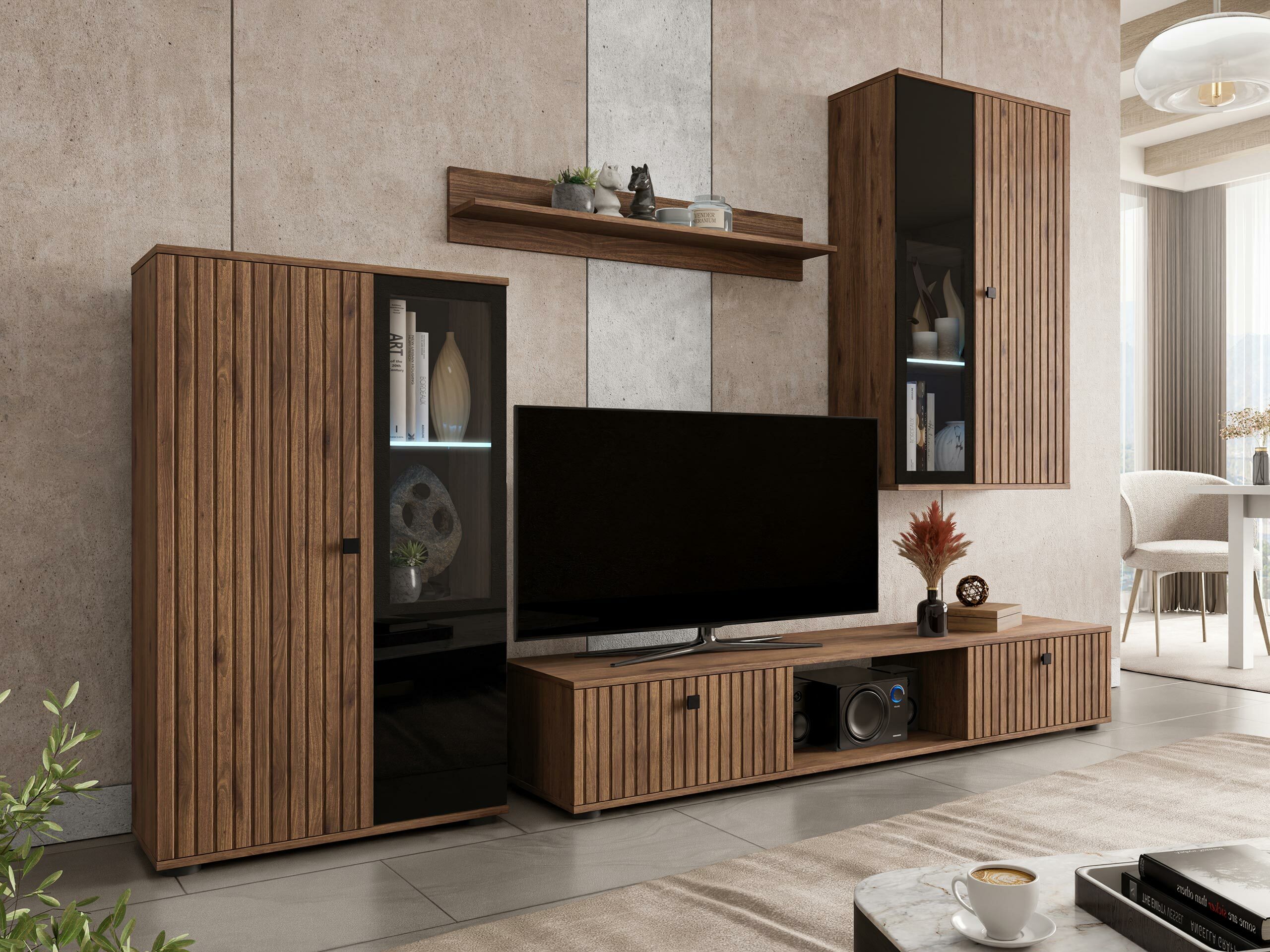 Svetainės komplektai su LED apšvietimu