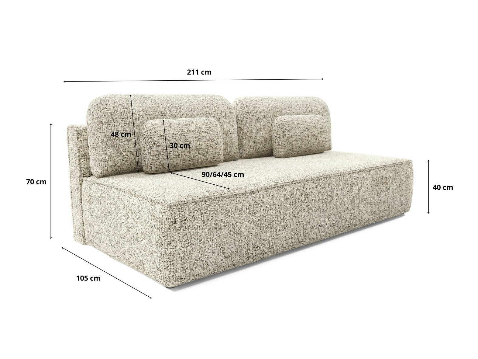 Sofa lova Franklin 214 (Bella 10)