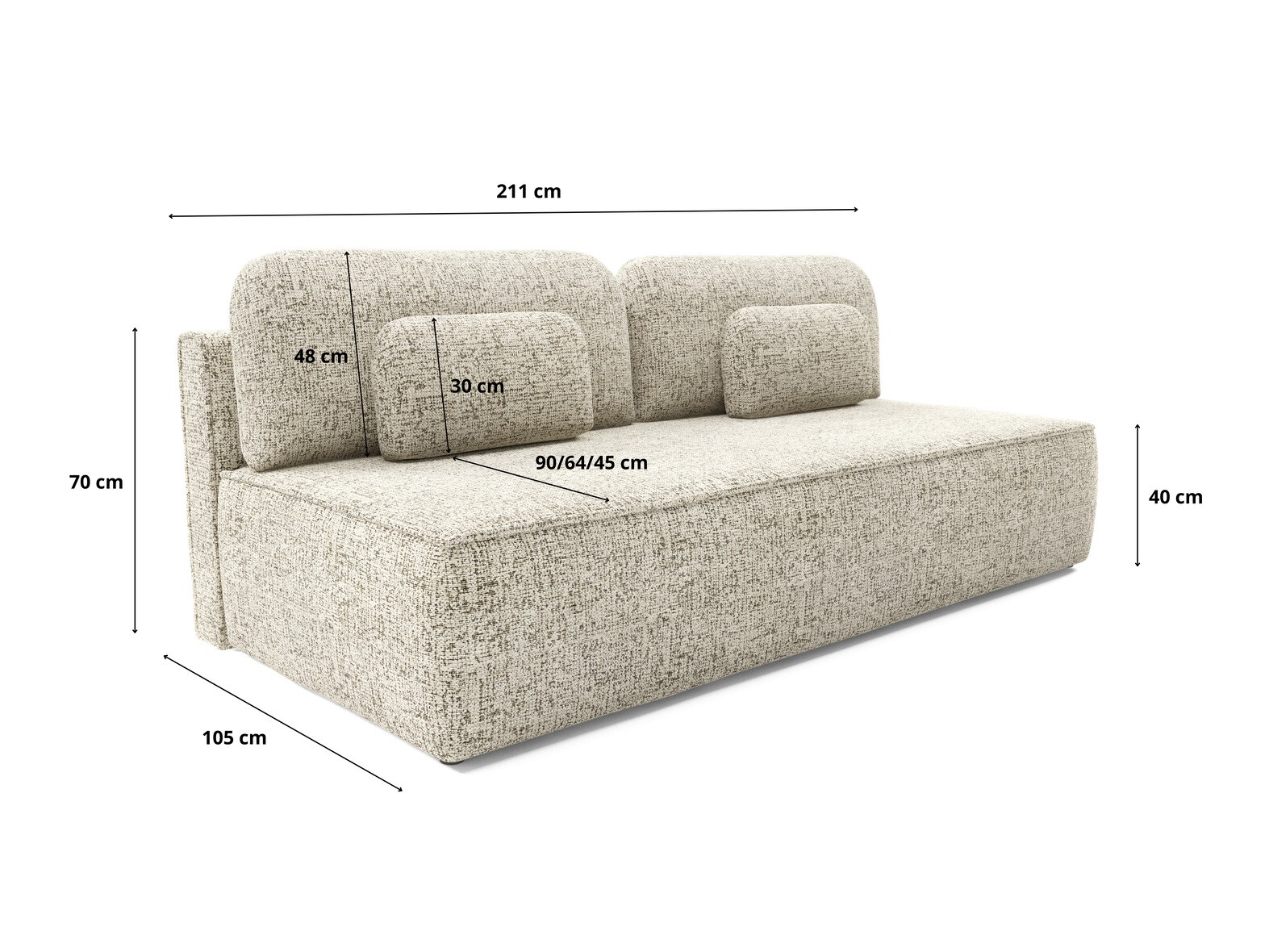 Sofa lova Franklin 214 (Bella 5)