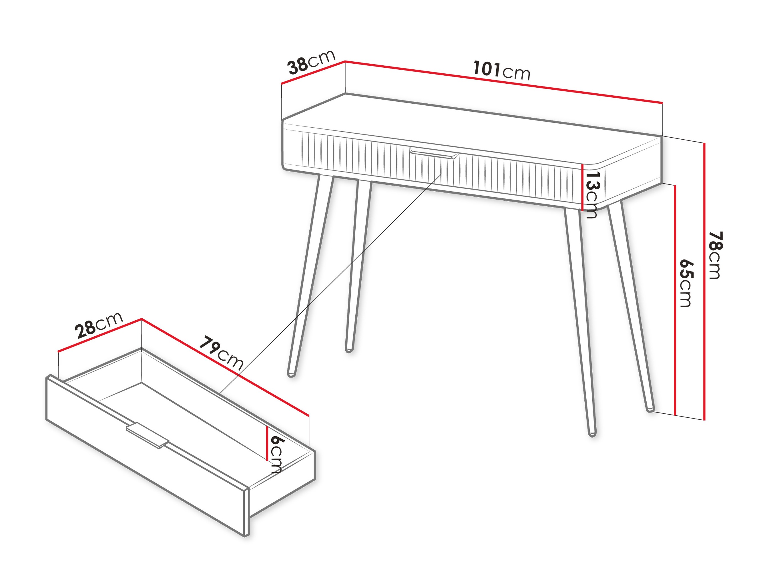 Konsolė Lectum (Smėlinė)