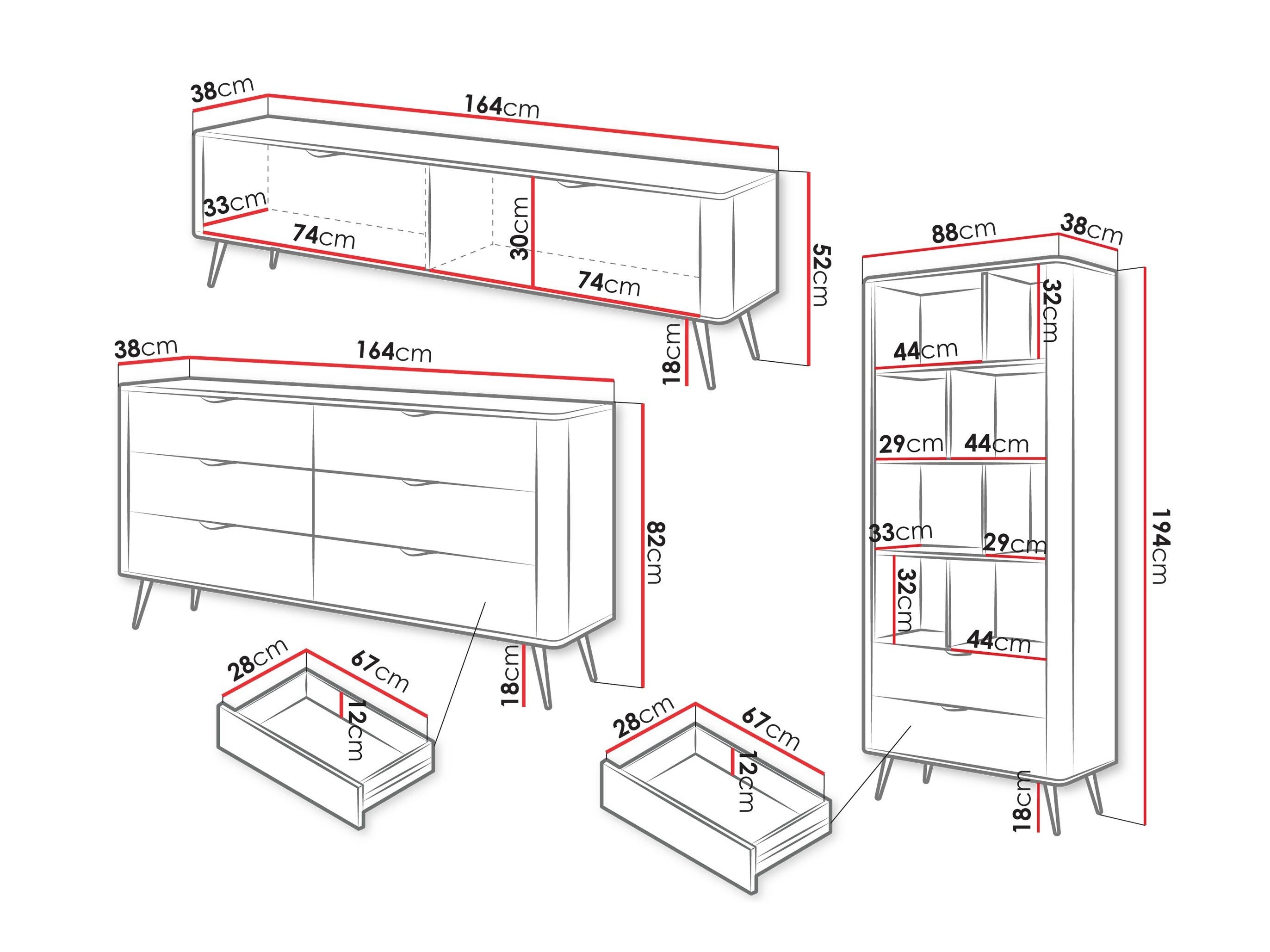 Svetainės komplektas Ioca II (Smėlinė)