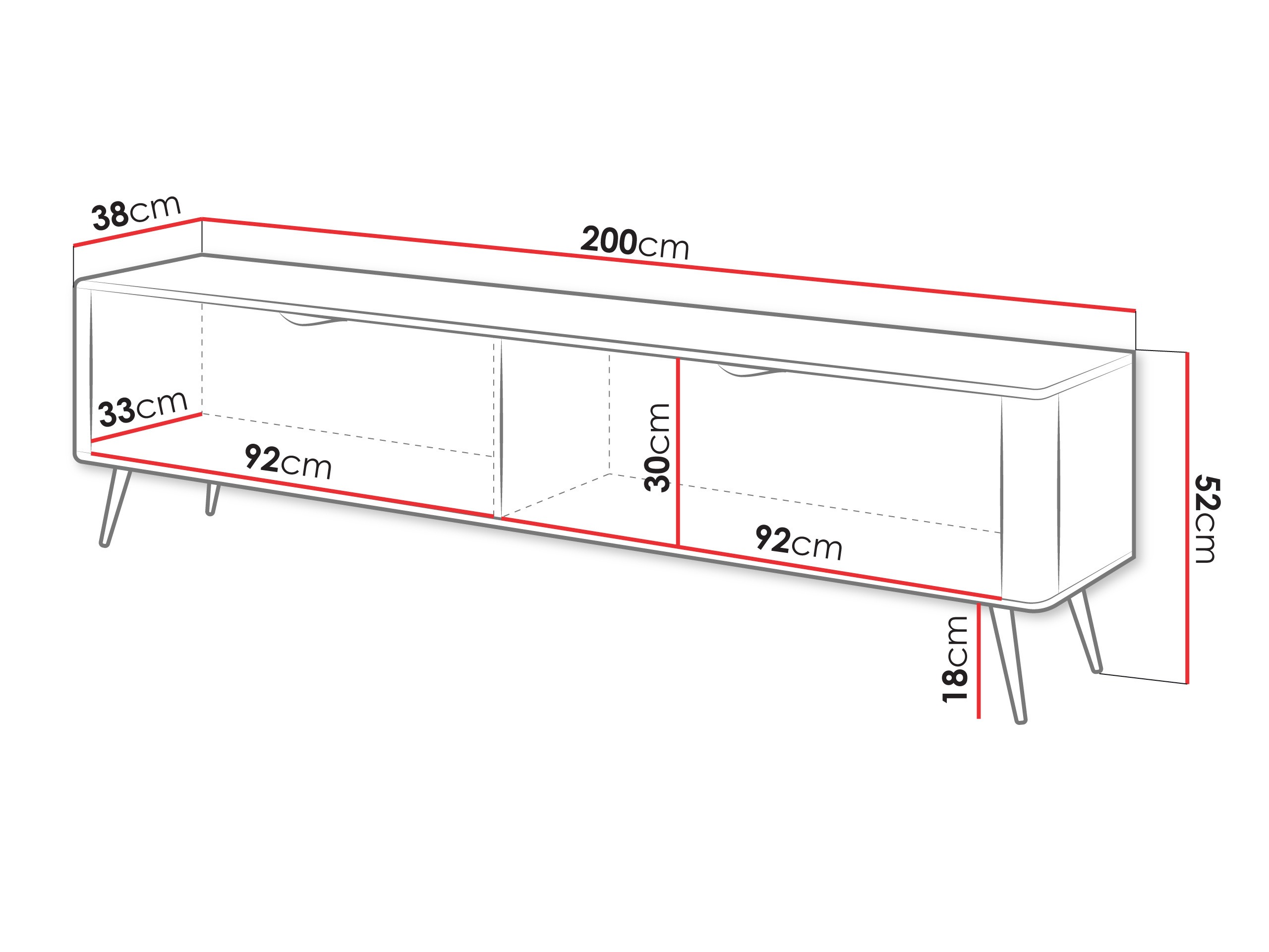 TV staliukas Ioca I (Smėlinė)