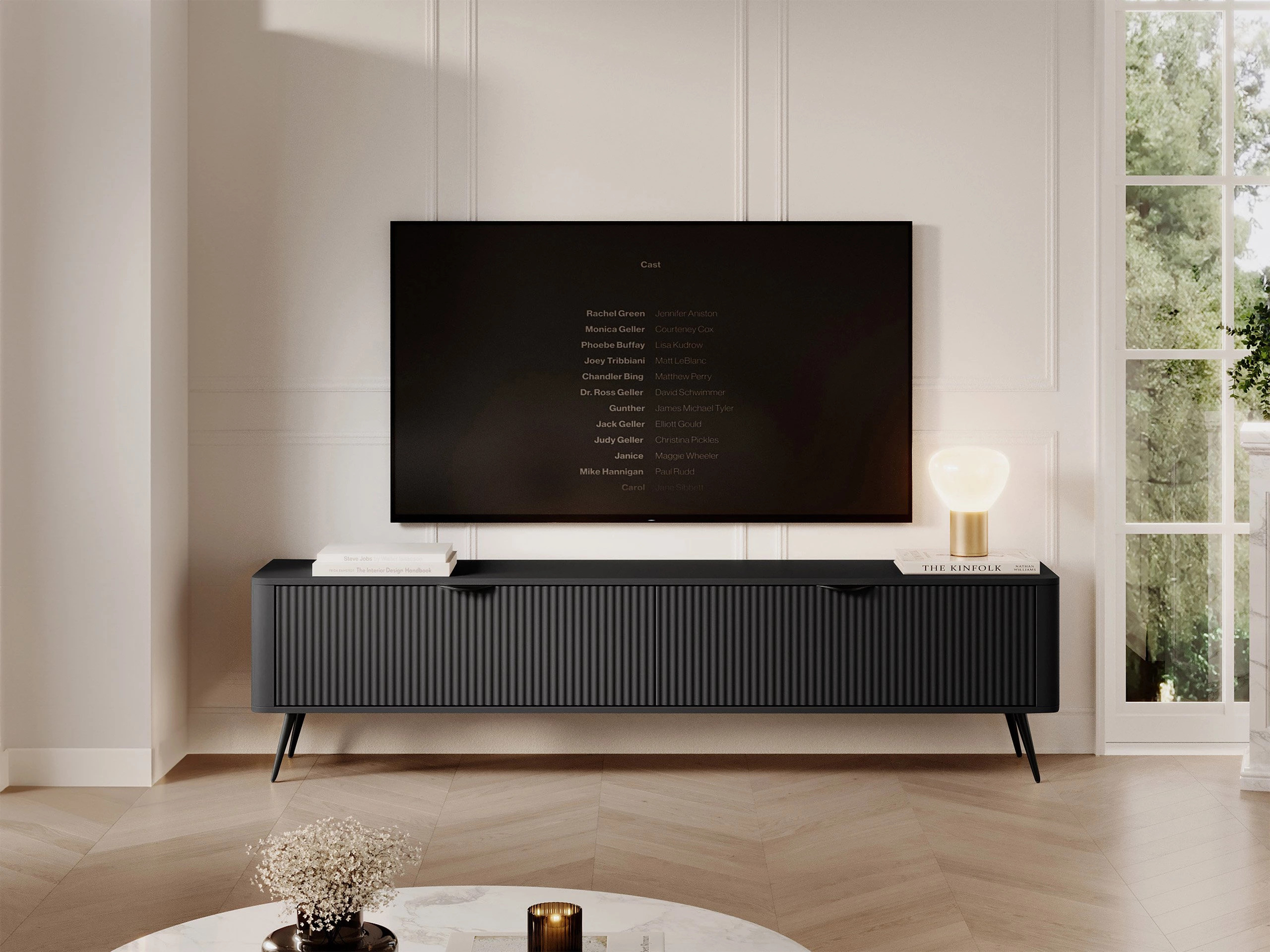 TV staliukas Lectum I (Grafitas)