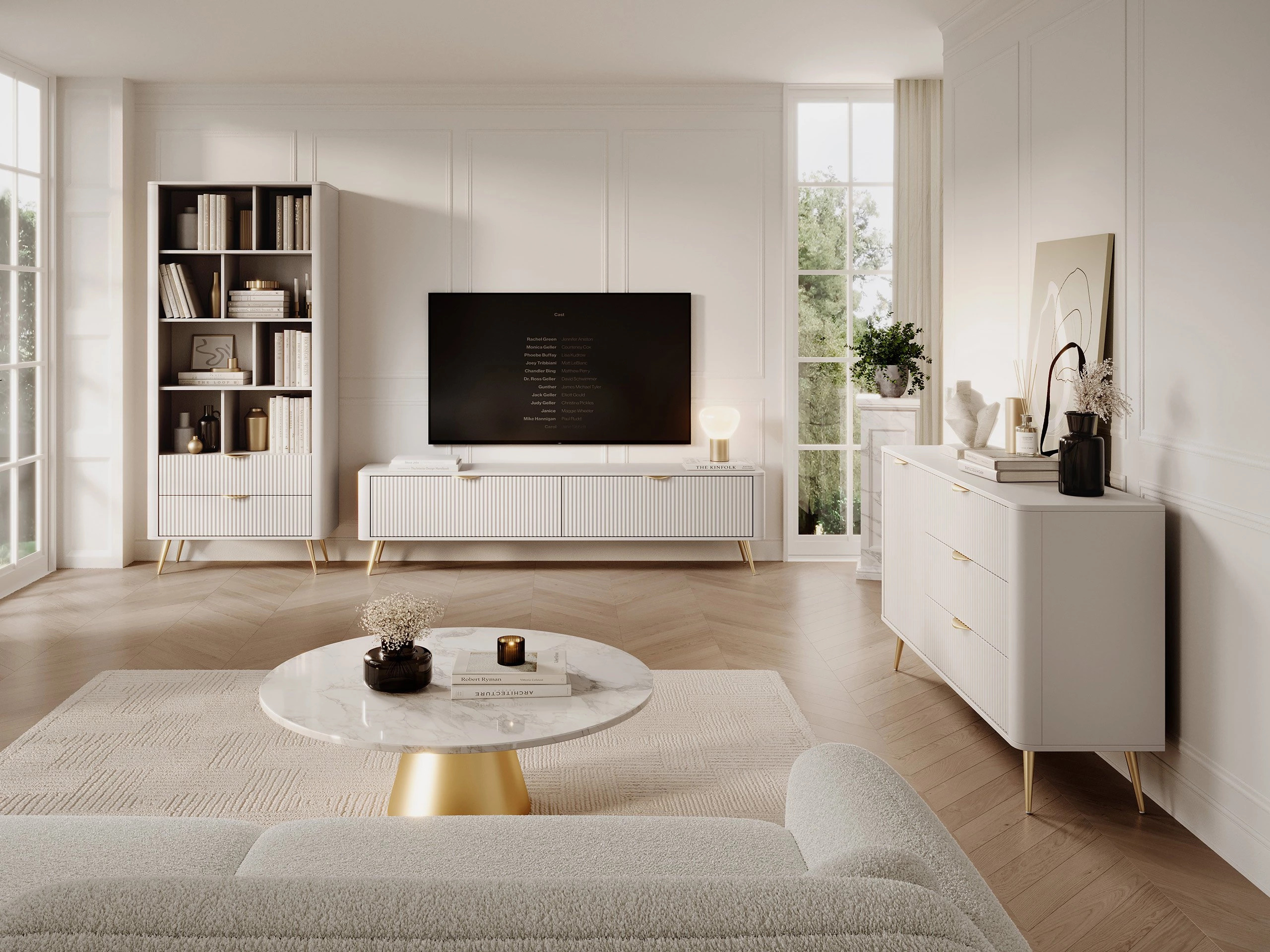 TV staliukas Lectum I (Smėlinė)