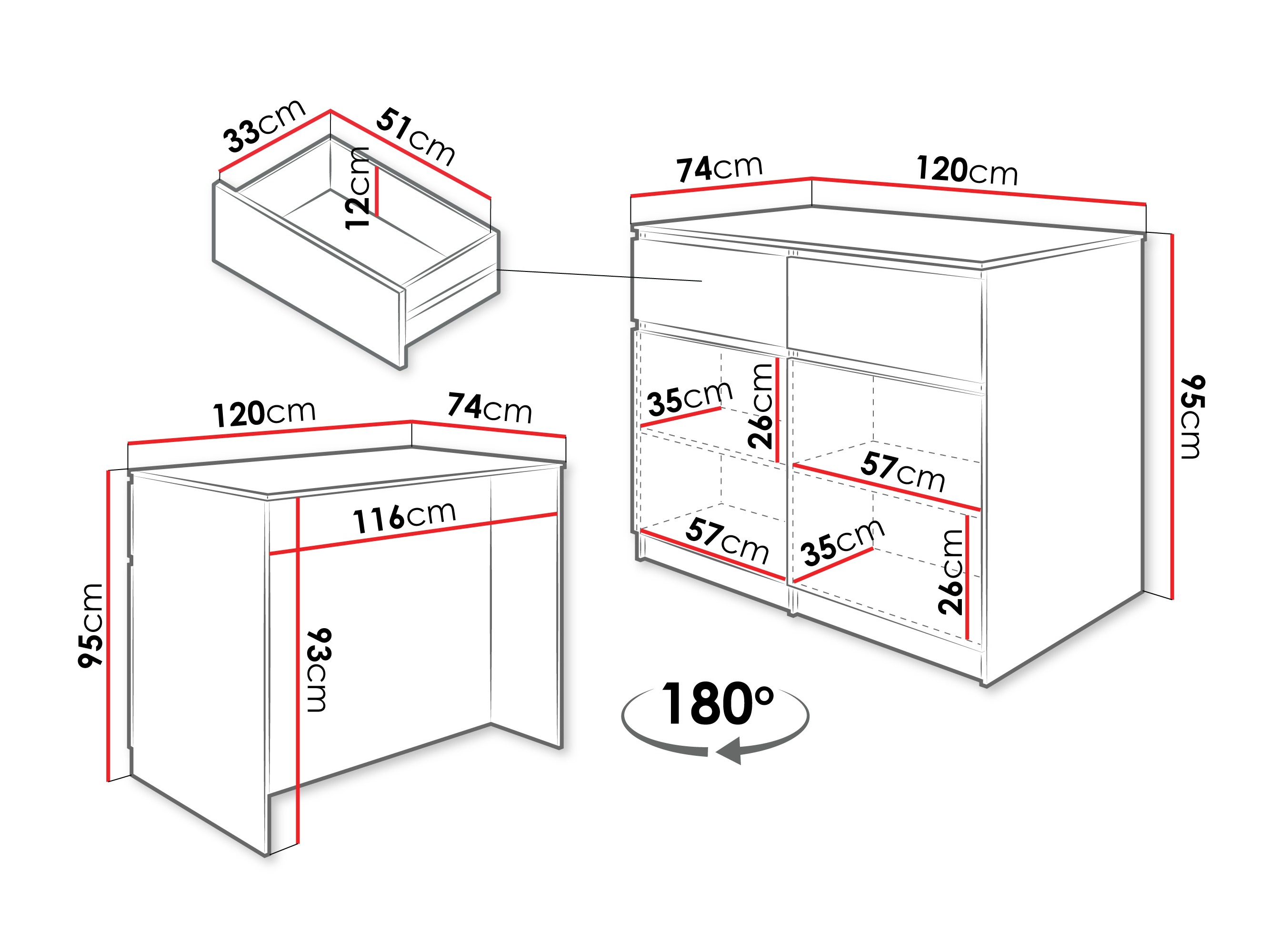 Virtuvės sala Comfivo Cantal (Ąžuolas)