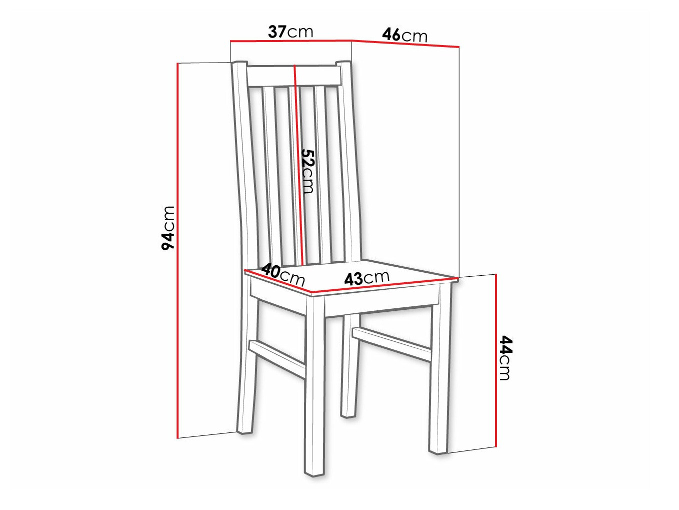 Kėdė ST8497 su pažeista pakuote