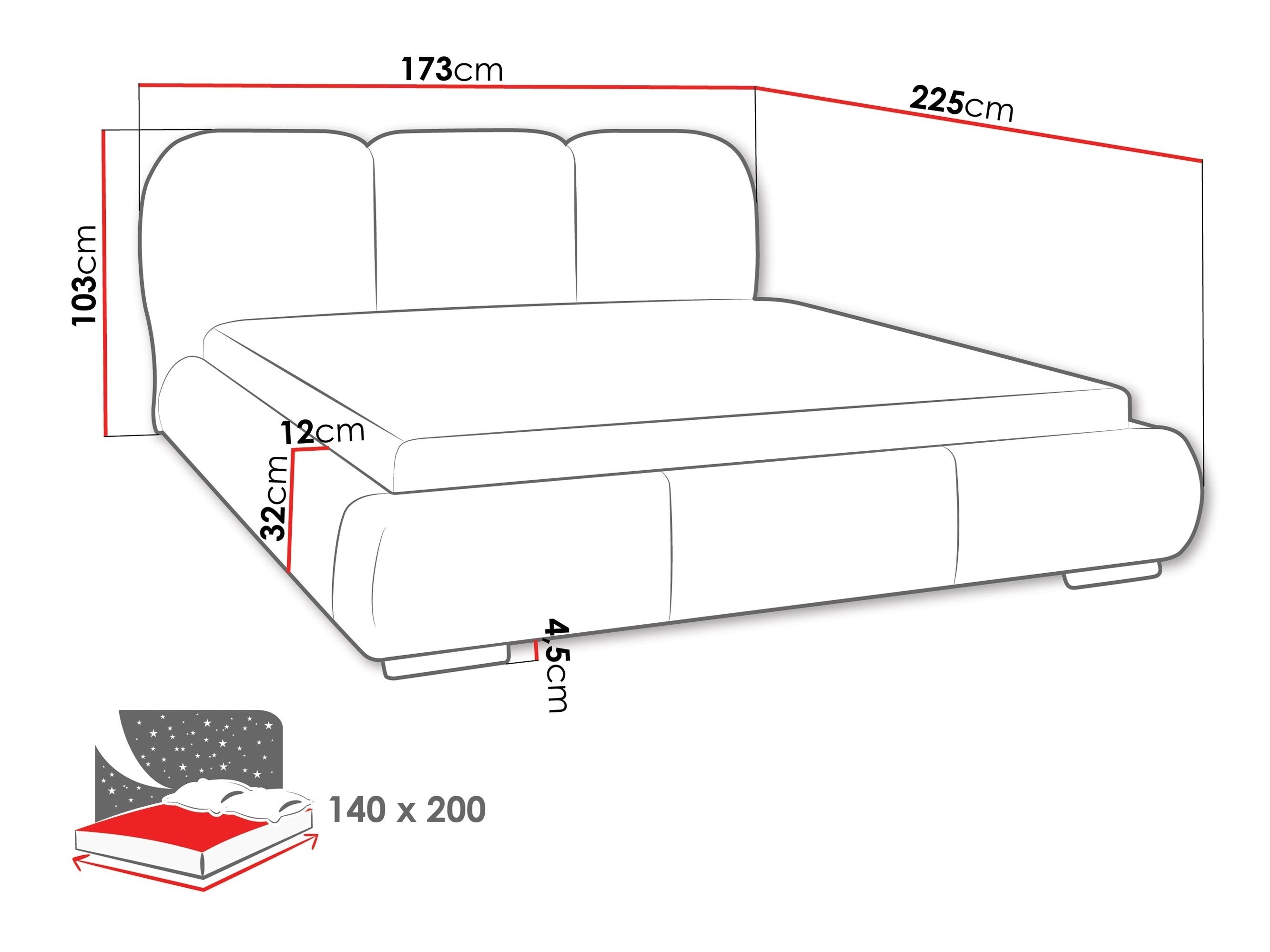 Lova TrendyNest Navium (Coral 50)