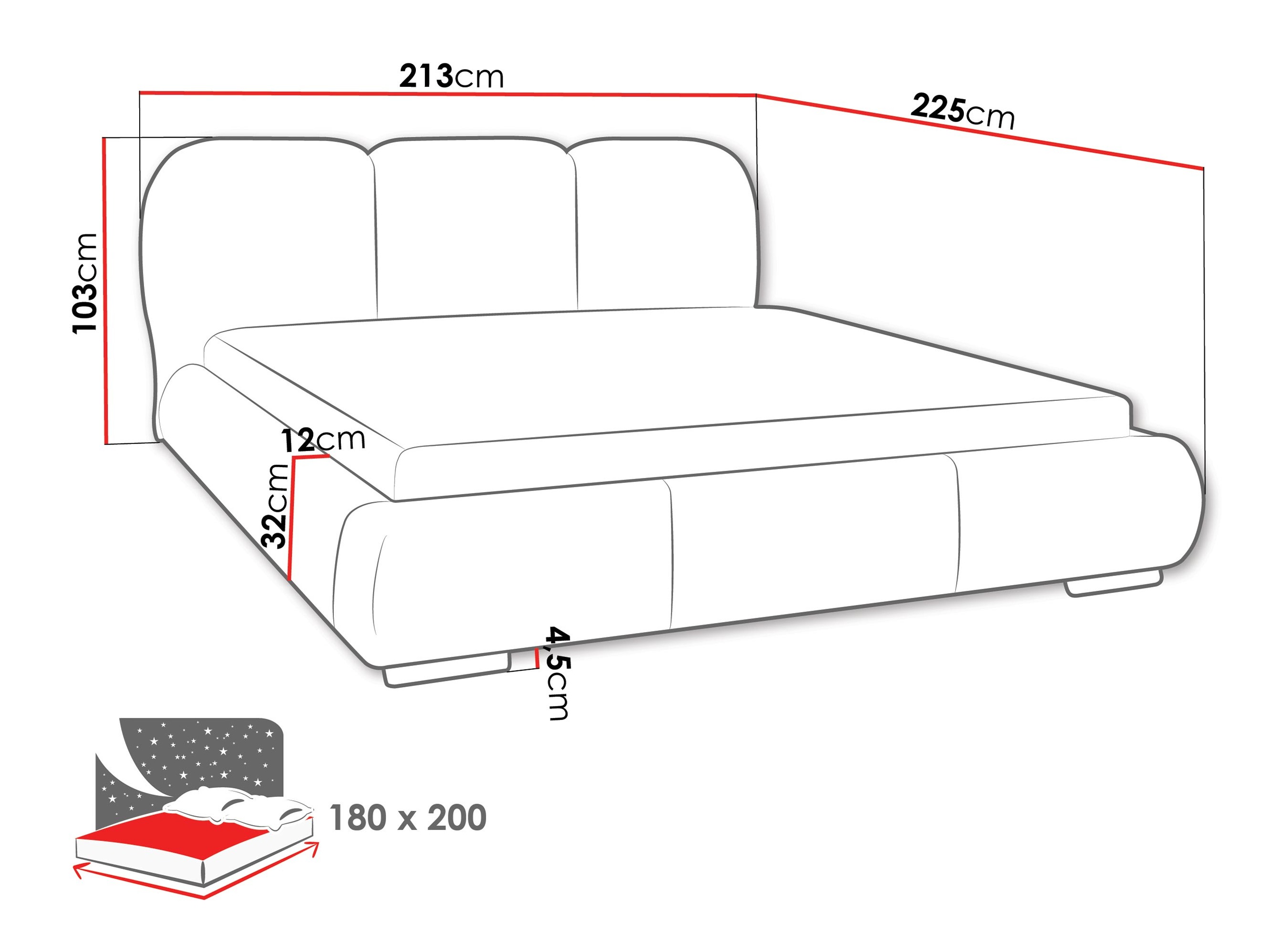Lova TrendyNest Navium (Coral 50)