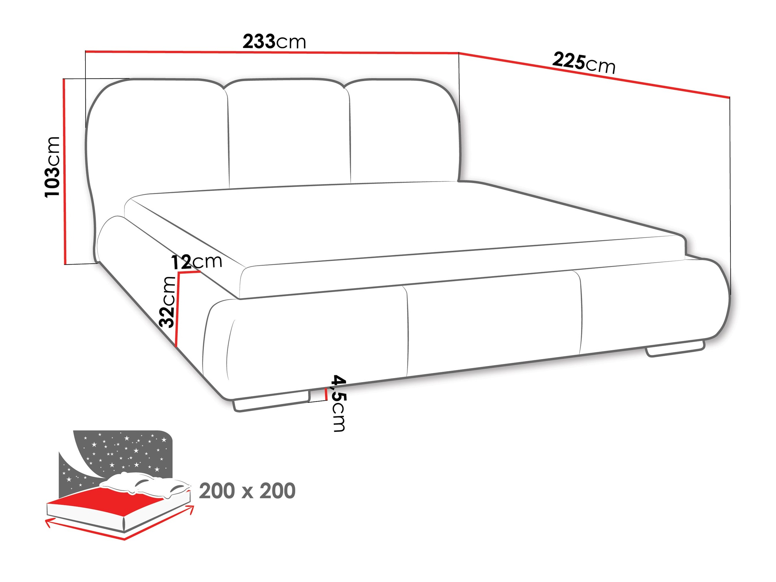 Lova TrendyNest Navium (Coral 50)