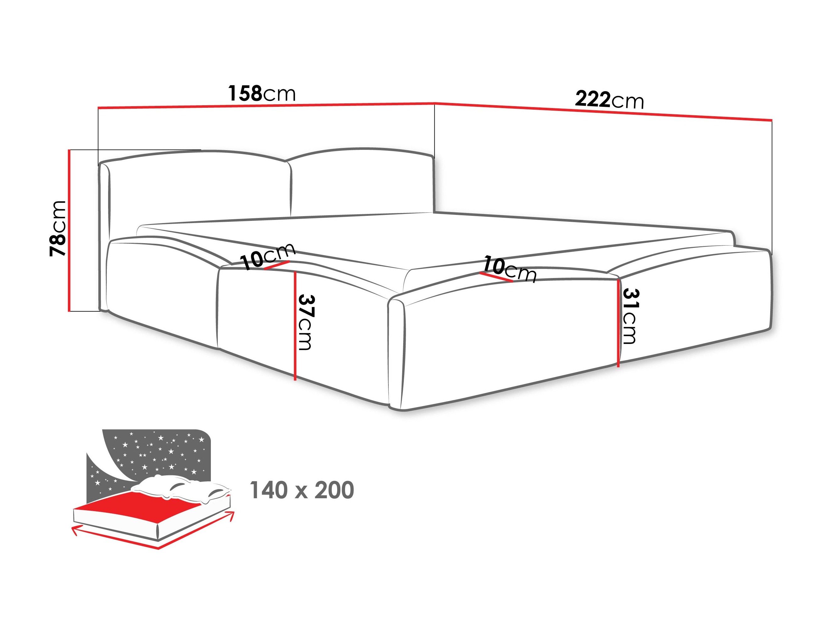 Lova TrendyNest Titis (Lumo 40)