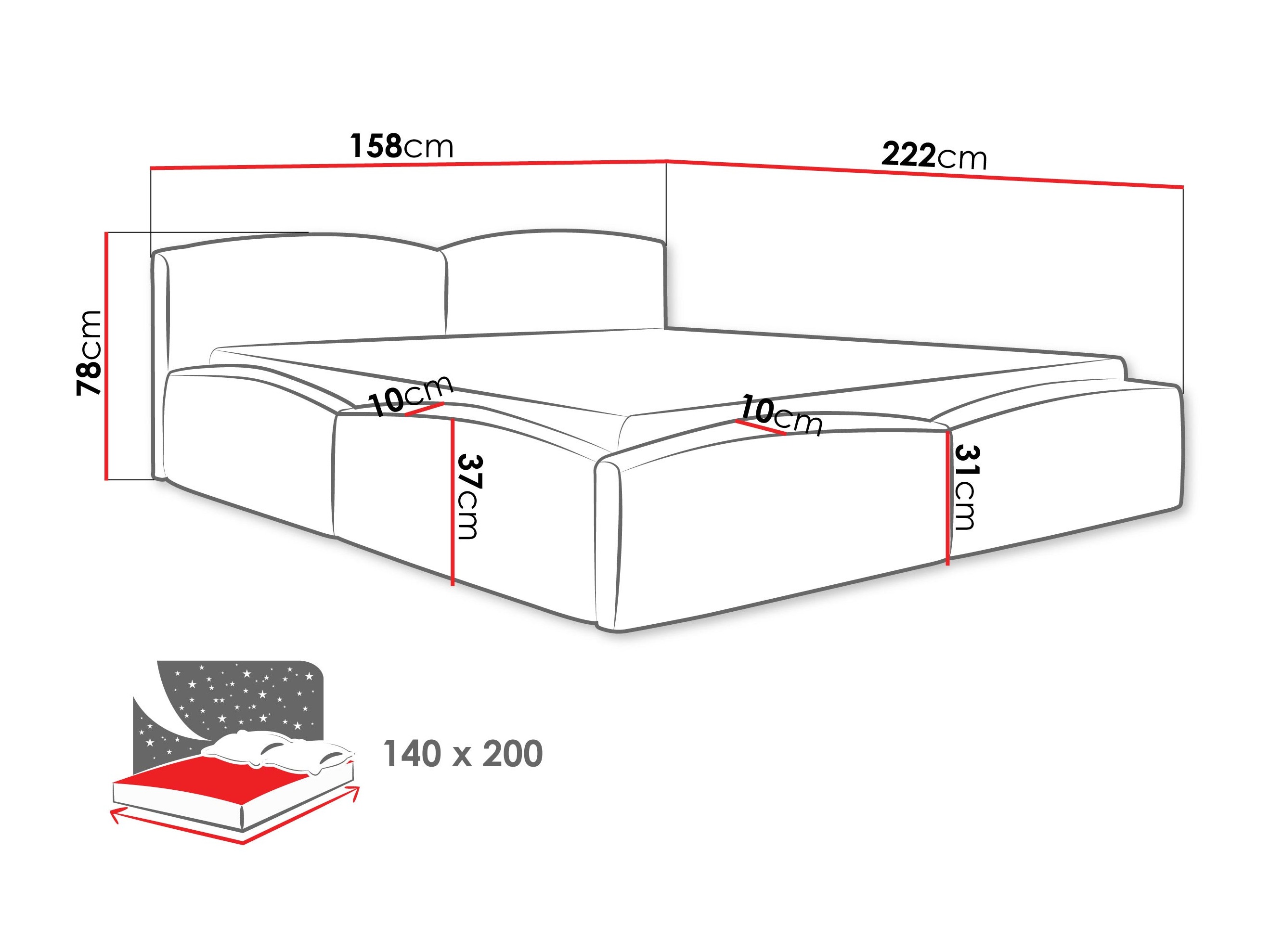 Lova TrendyNest Titis (Lumo 75)