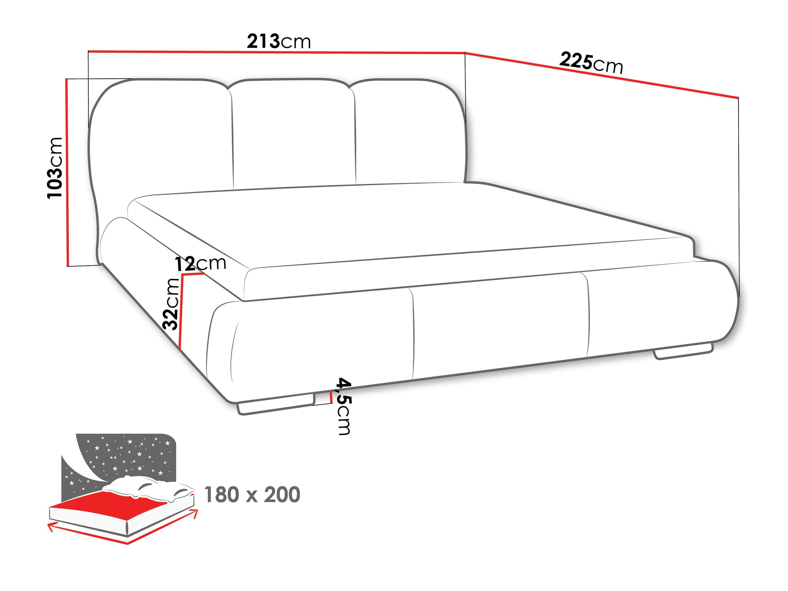 Lova TrendyNest Navium (Coral 75)