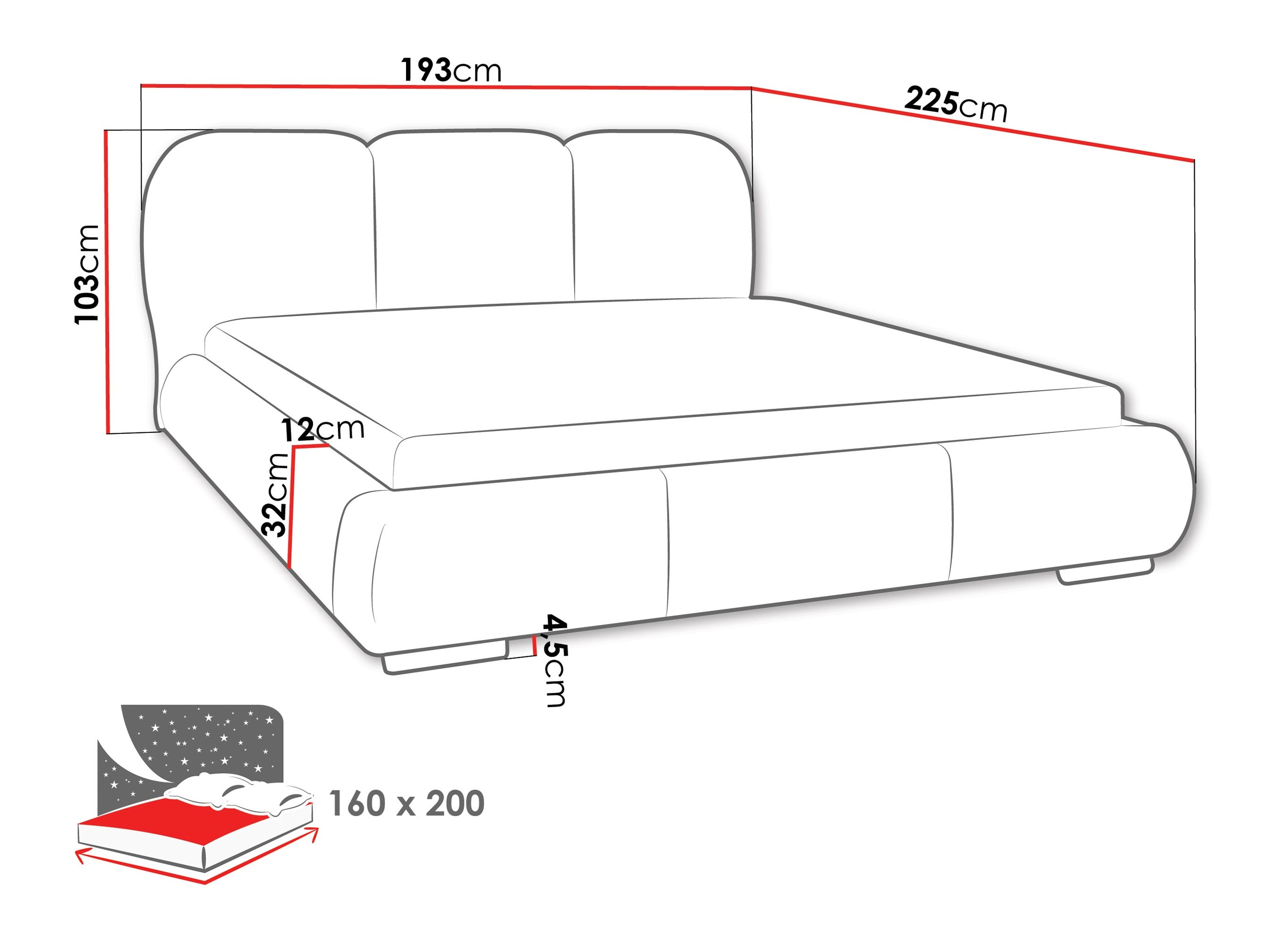Lova TrendyNest Navium (Coral 80)