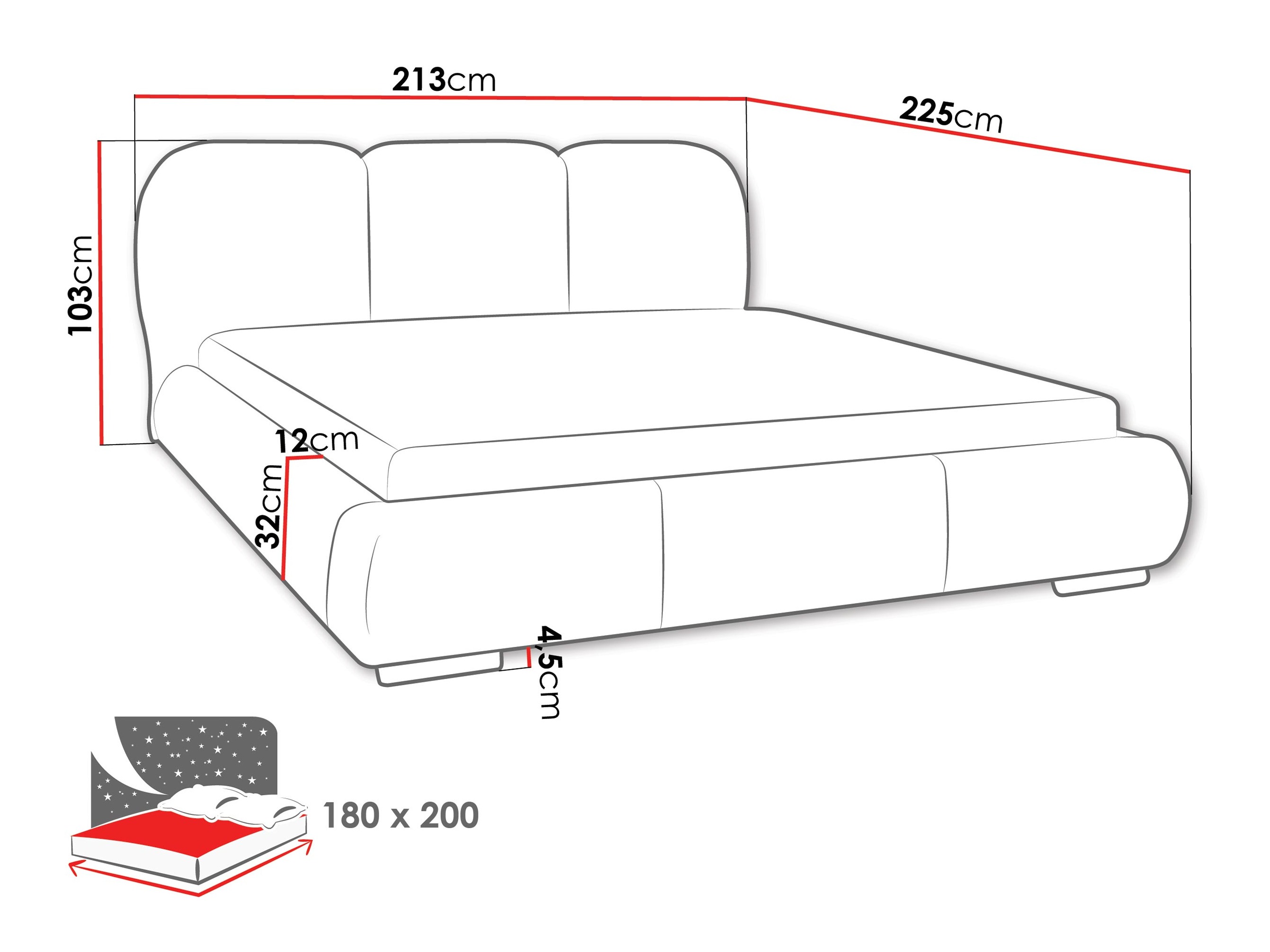 Lova TrendyNest Navium (Coral 80)
