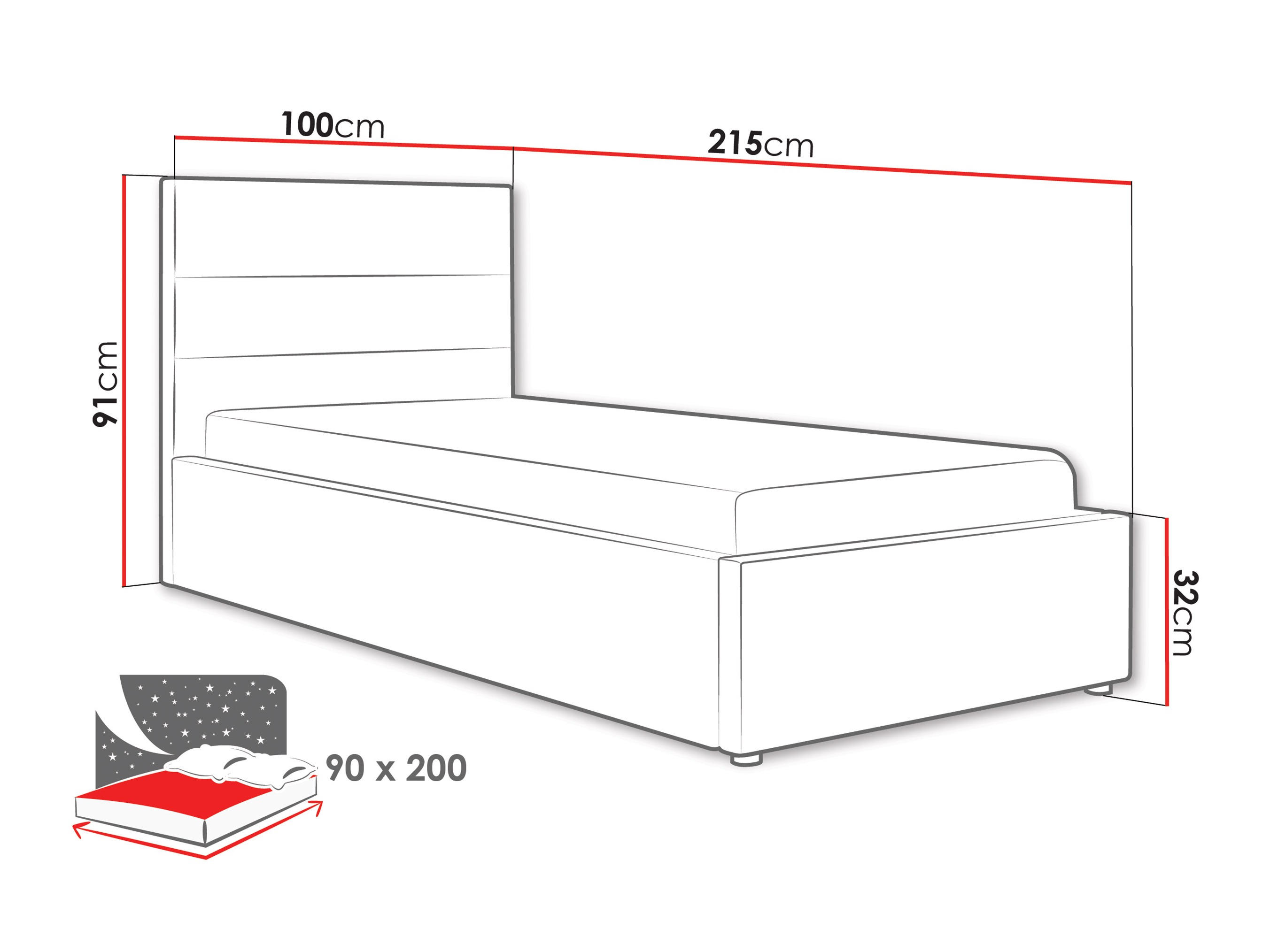 Lova Comfivo Fabos II (Hlr 19)
