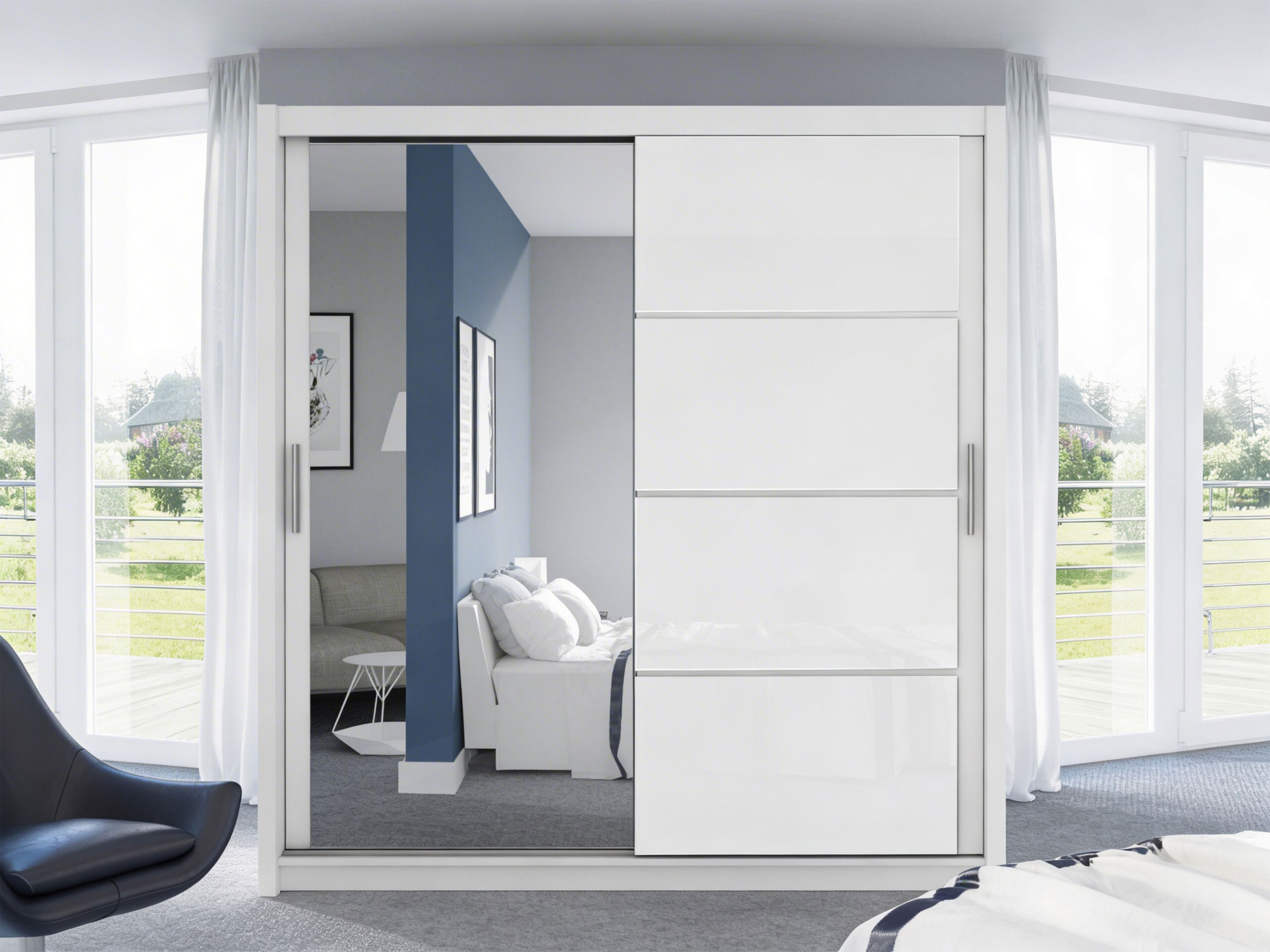 Spinta Honolulu 111 (Balta + Blizgi balta)