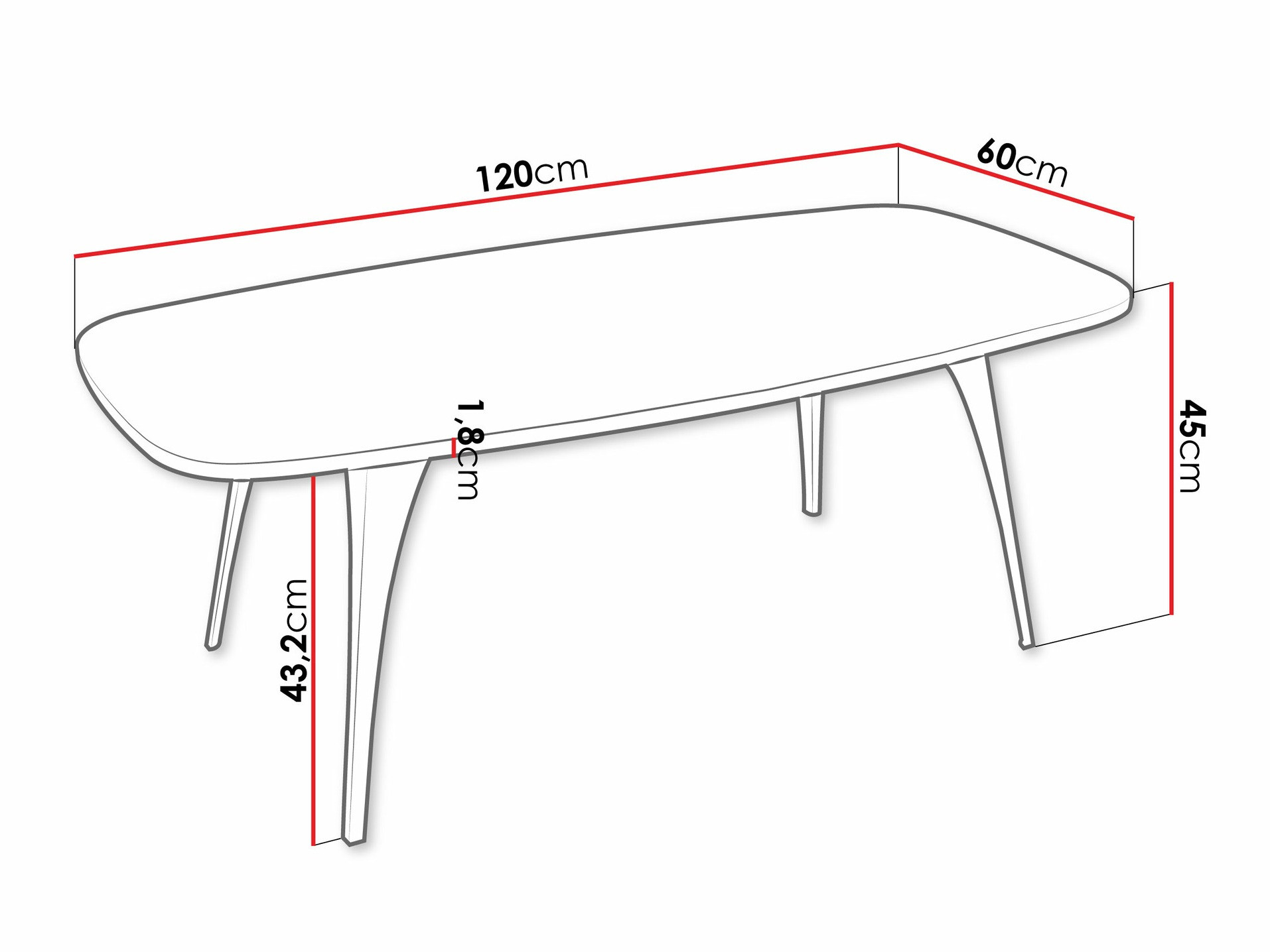 Žurnalinis staliukas ST8508
