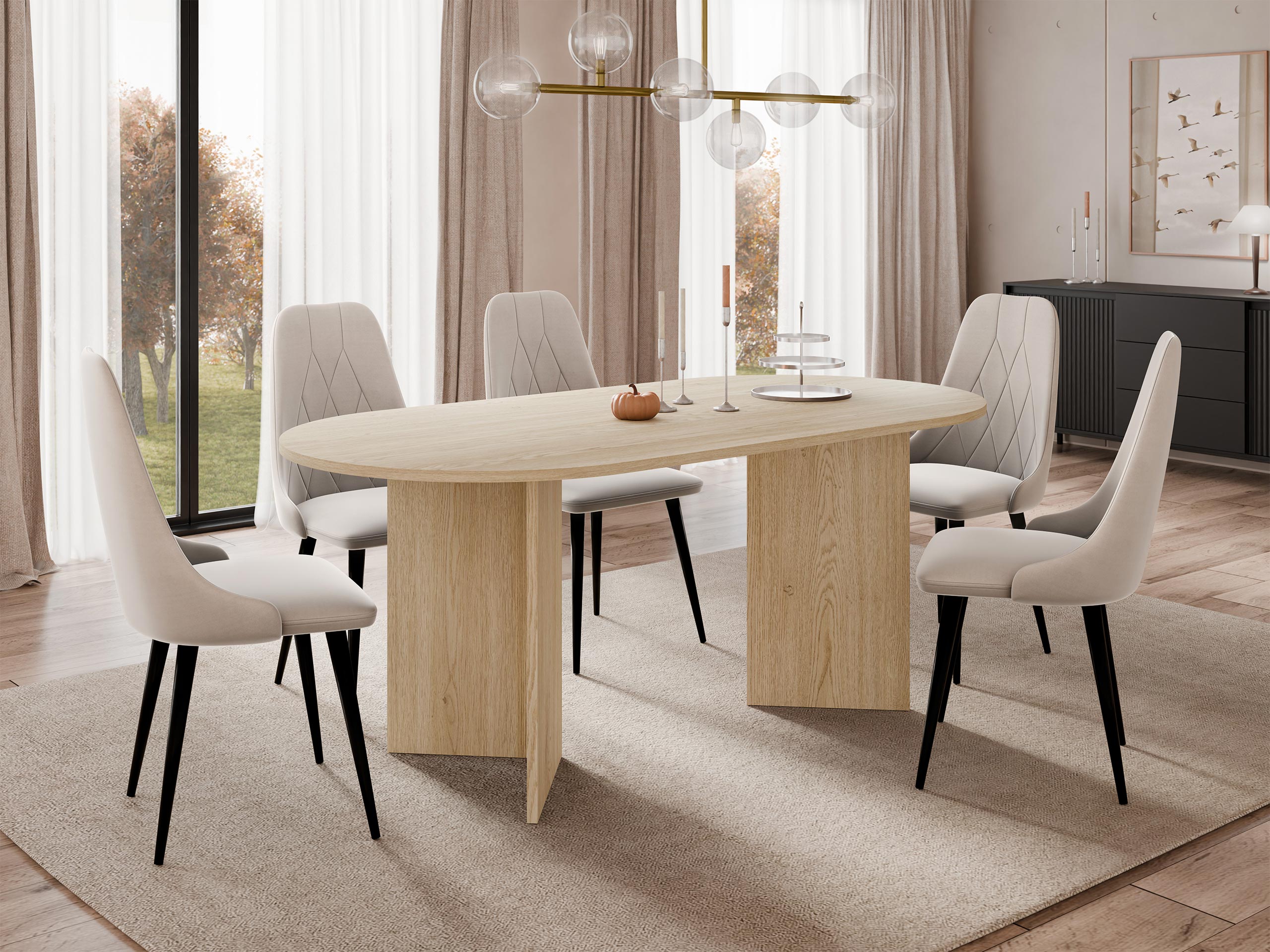 Stalas Comfivo Fungus (Ąžuolas)