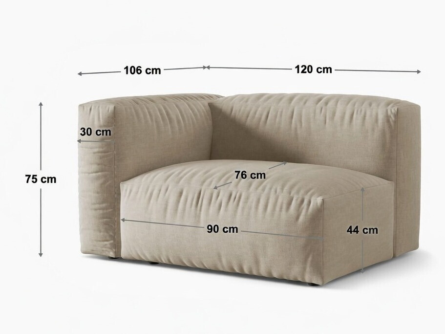 Modulinė sėdimoji dalis Sorcoro 103 (Tilia 17)