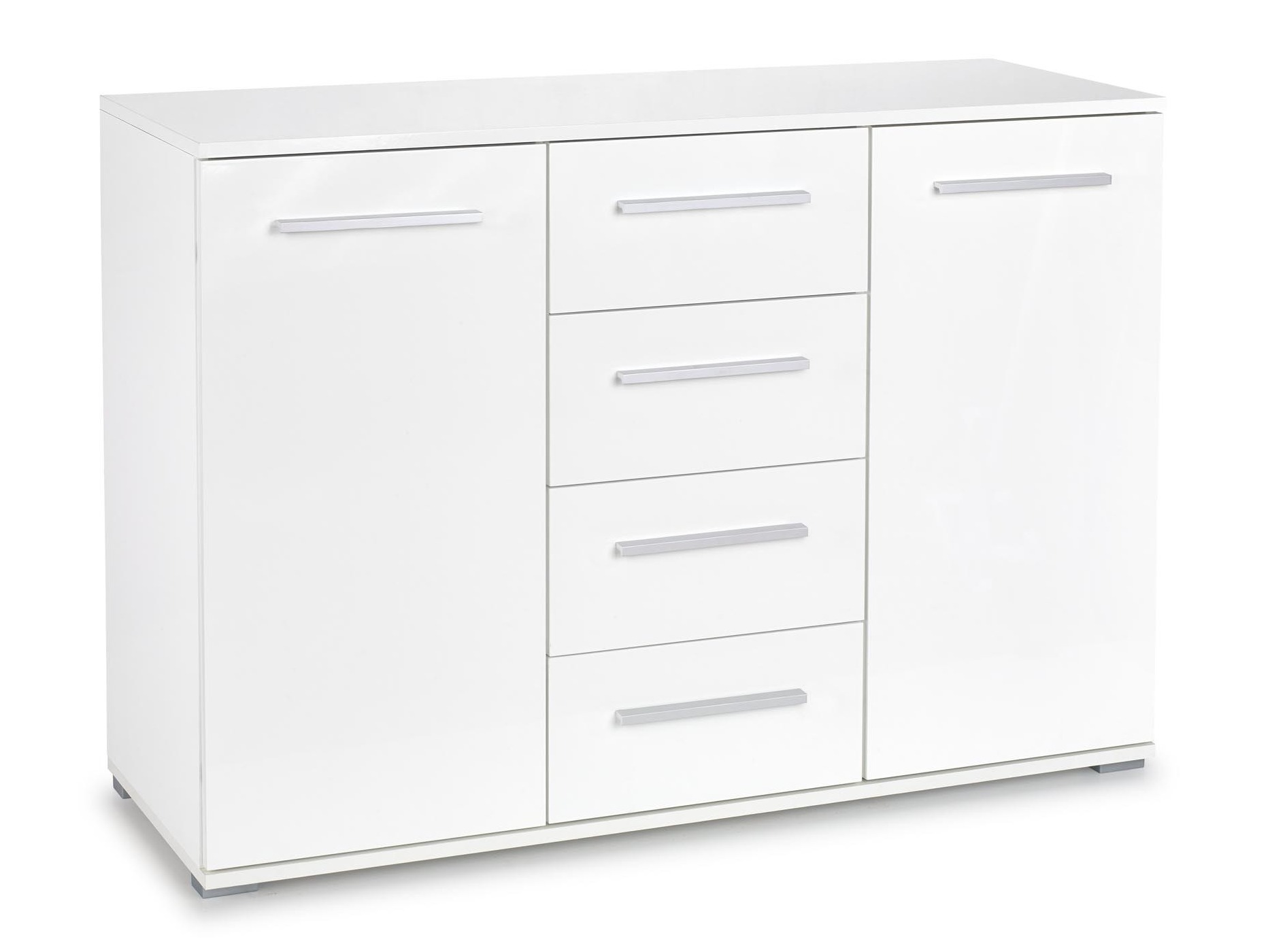 Komoda Cirveso 103 (Balta + Blizgi balta)