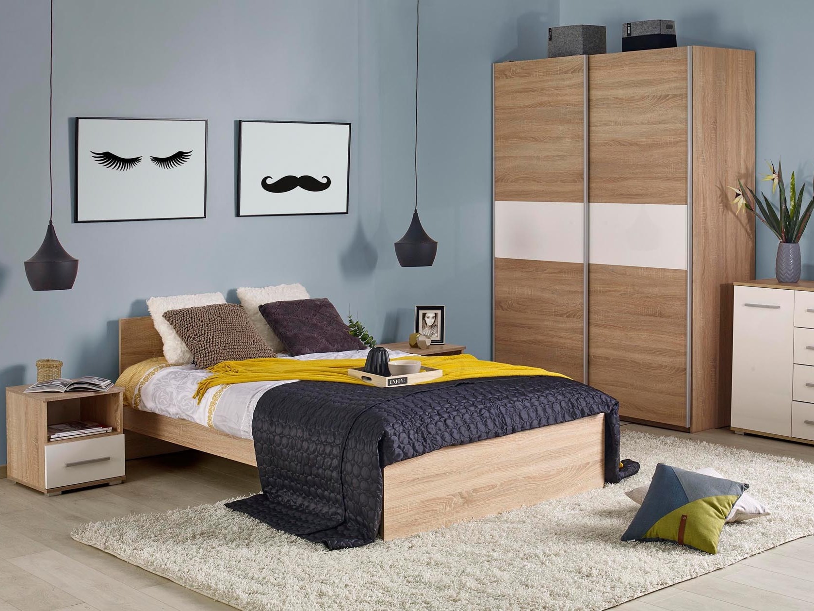 Lova Cirveso 104 (Sonomos ąžuolas)