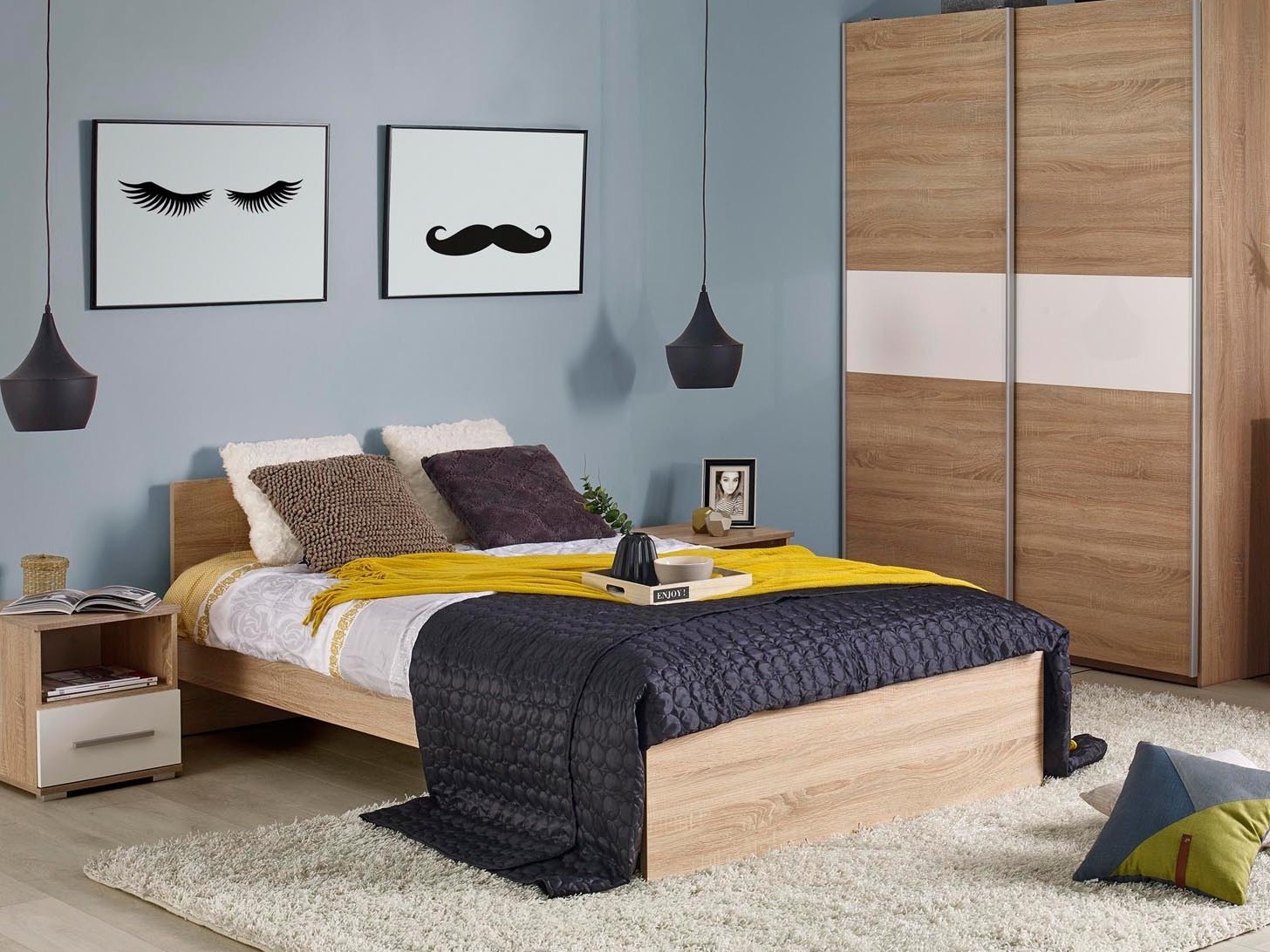 Lova Cirveso 105 (Sonomos ąžuolas)