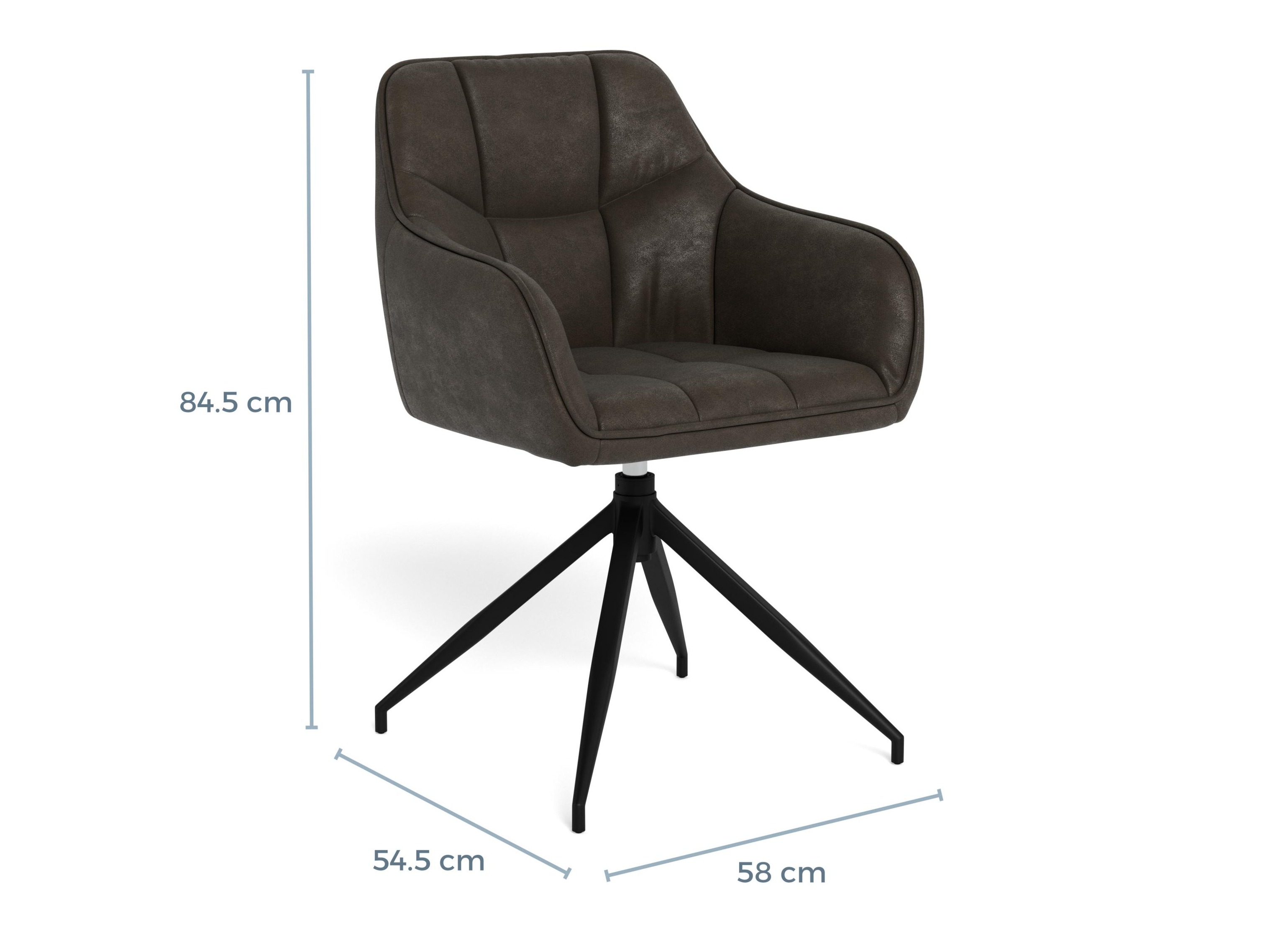 Kėdė Norsica 494 (Antracitas + Juoda)