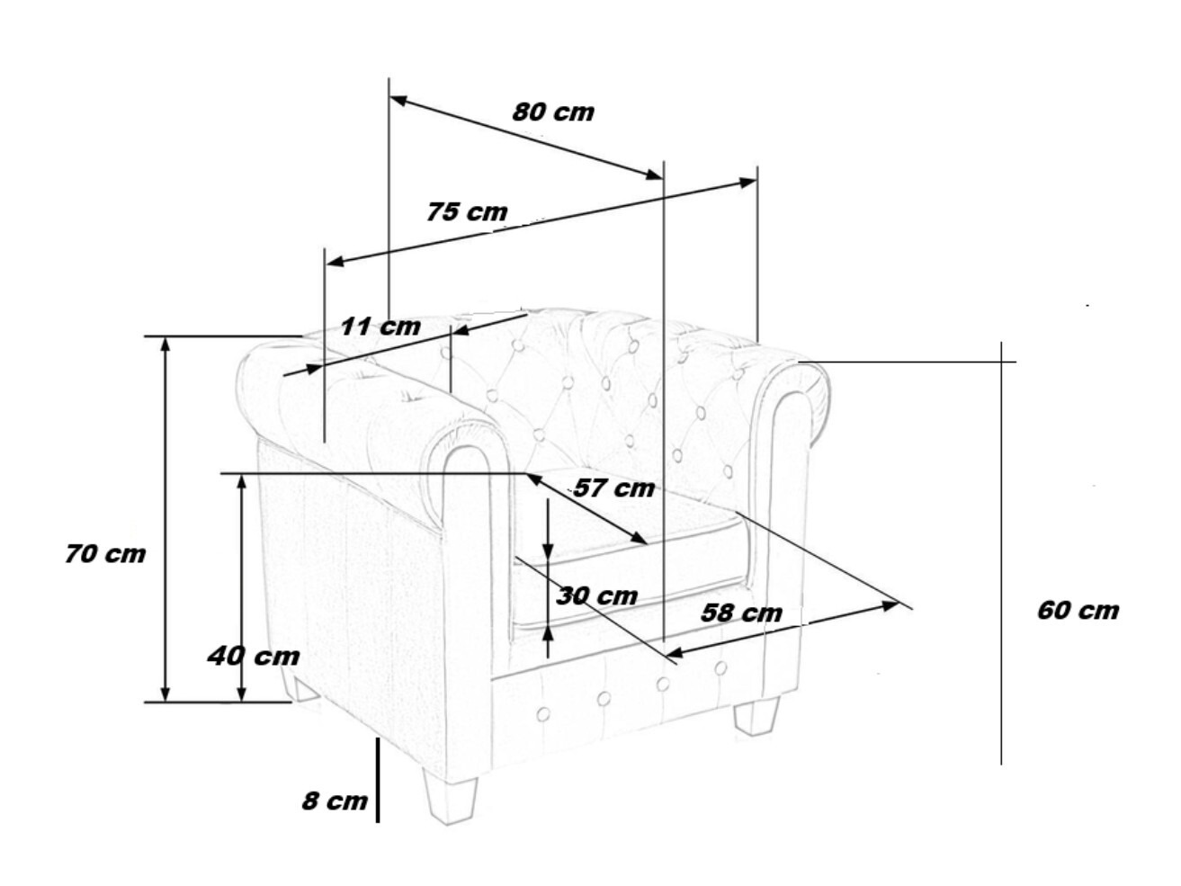 Fotelis Houston 2092 (Smėlinė)