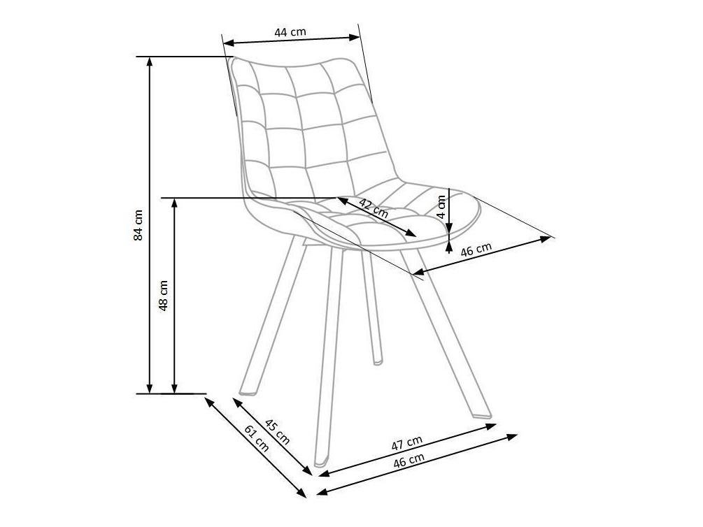 Kėdė Houston 739 (Pilka + Šviesi ruda)