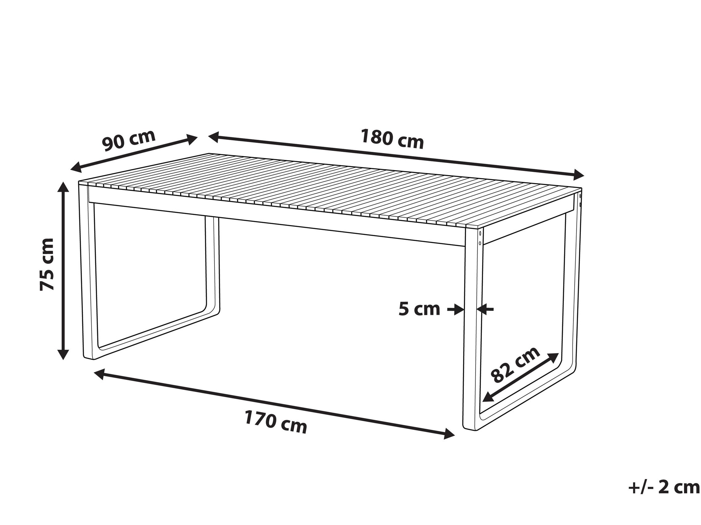 Lauko stalas Berwyn 3227