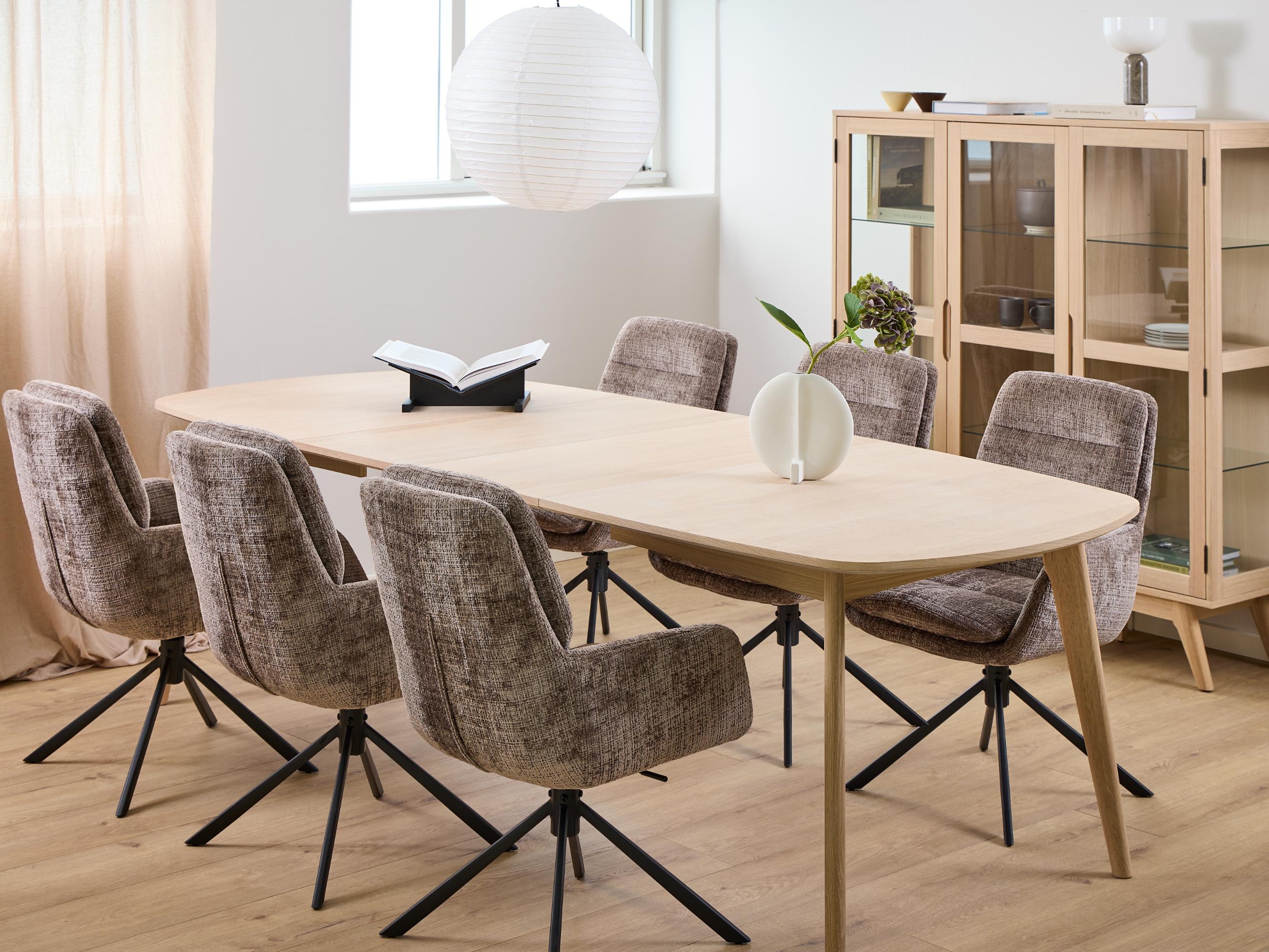 Stalo prailginimas Norsica Elmdome 106 (Šviesus medis) (2 vnt.)