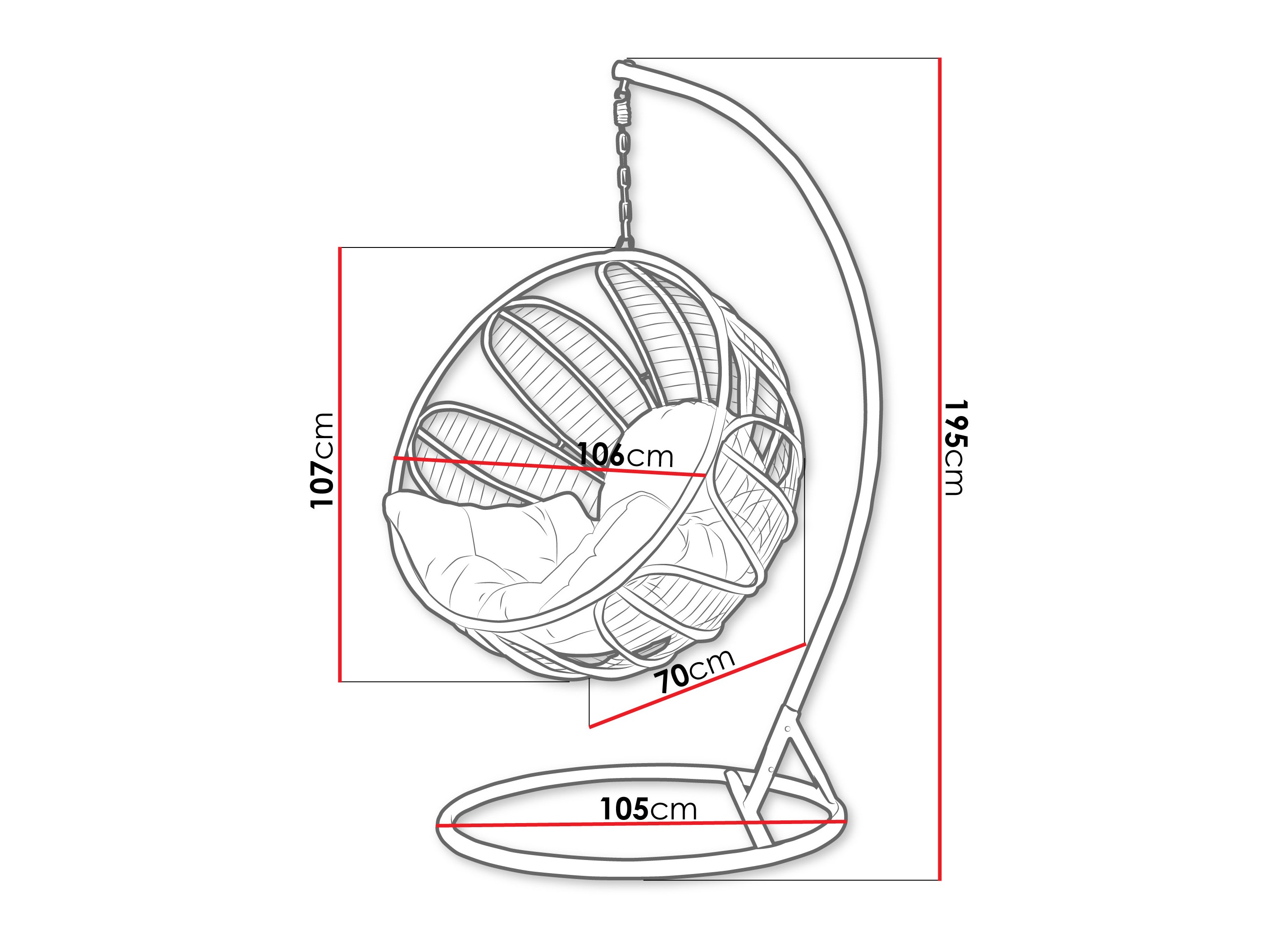 Supamas krėslas Comfivo Ingenium (Smėlinė)