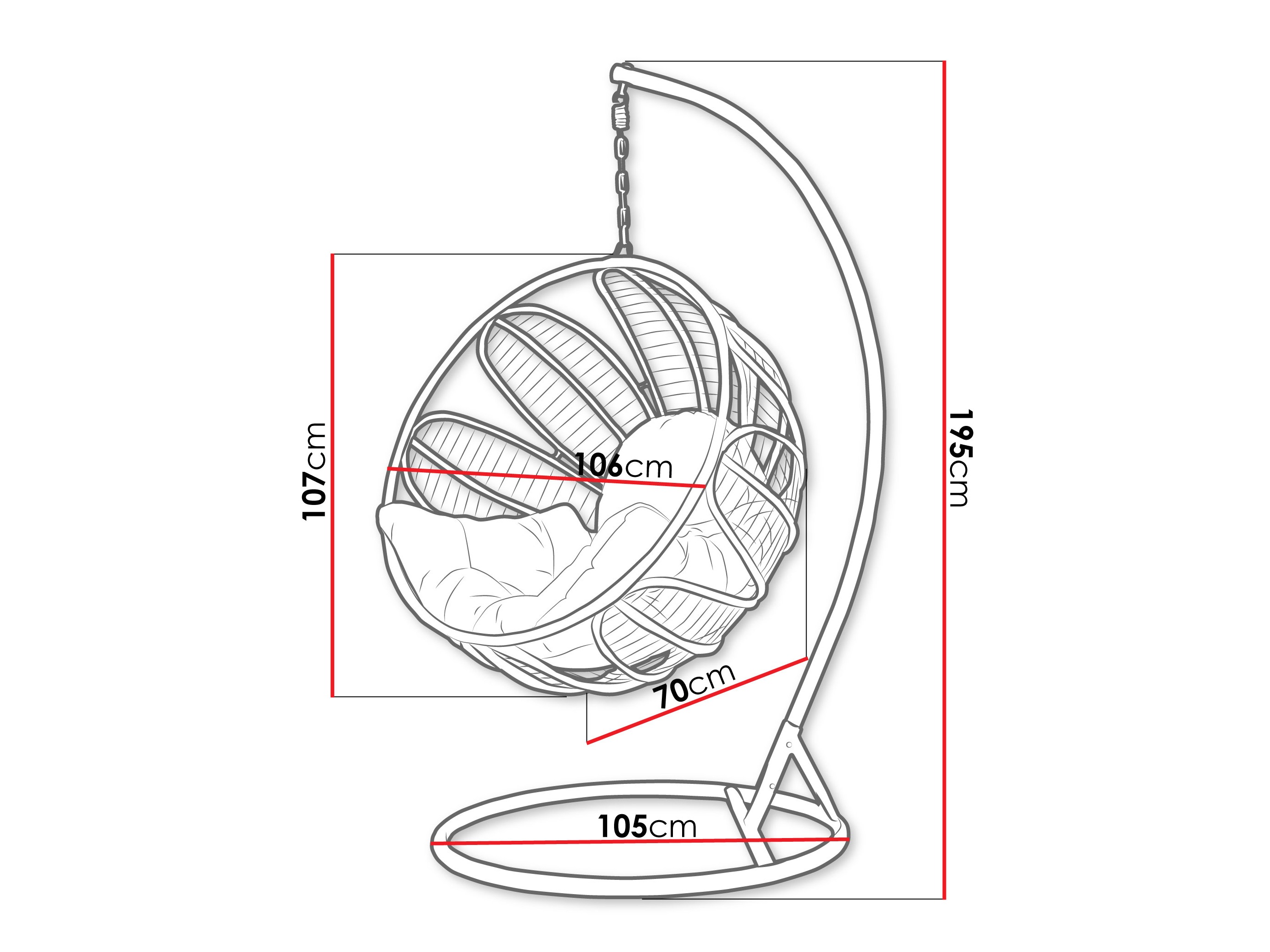 Supamas krėslas Comfivo Ingenium (Tamsi žalia + Žalia)