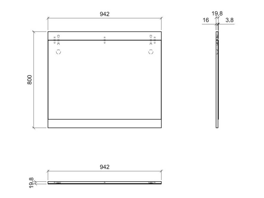 Veidrodis Ophtola 105