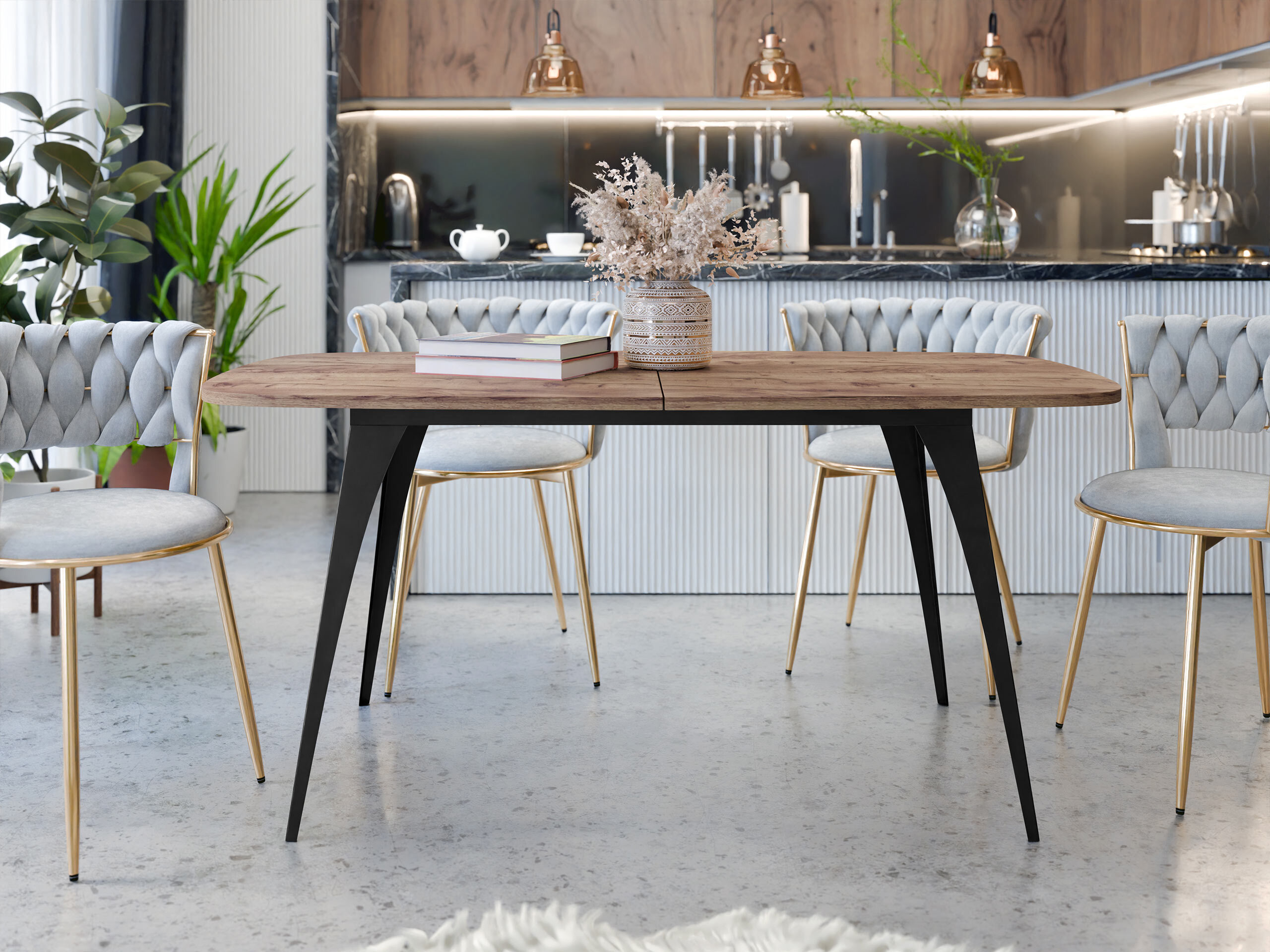 Stalas Oswego 131 (Craft auksinis ąžuolas)