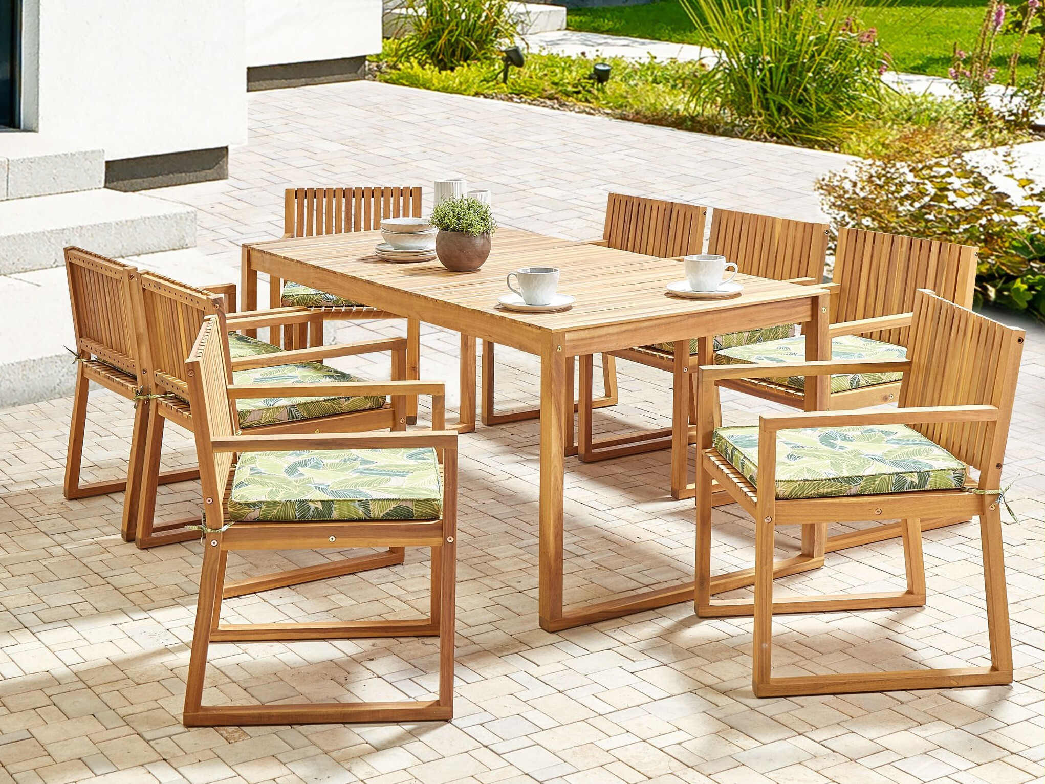 Stalo ir kėdžių komplektas Berwyn 3235 (Žalia)