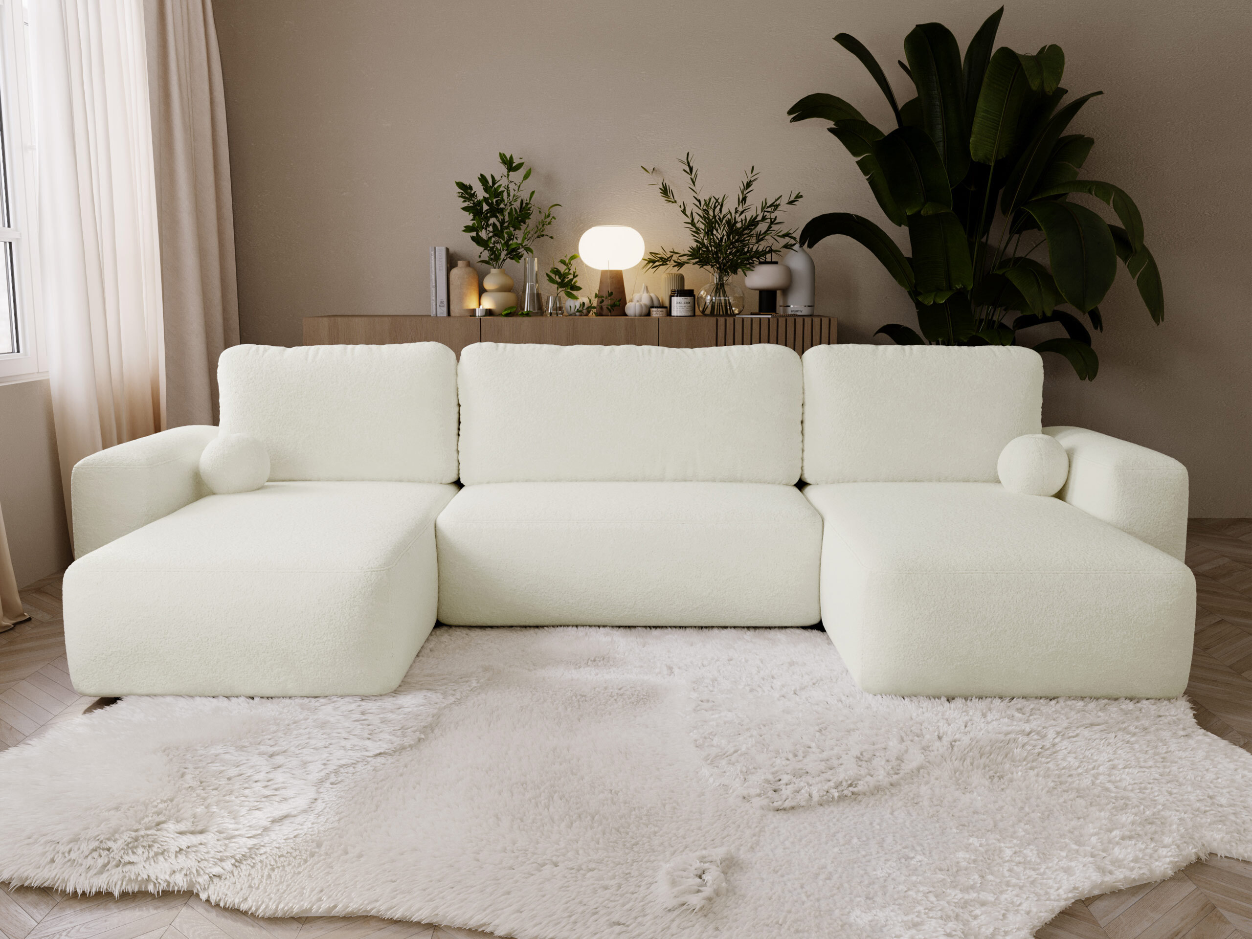 Minkštas kampas TrendyNest Piscor (Coral 15)