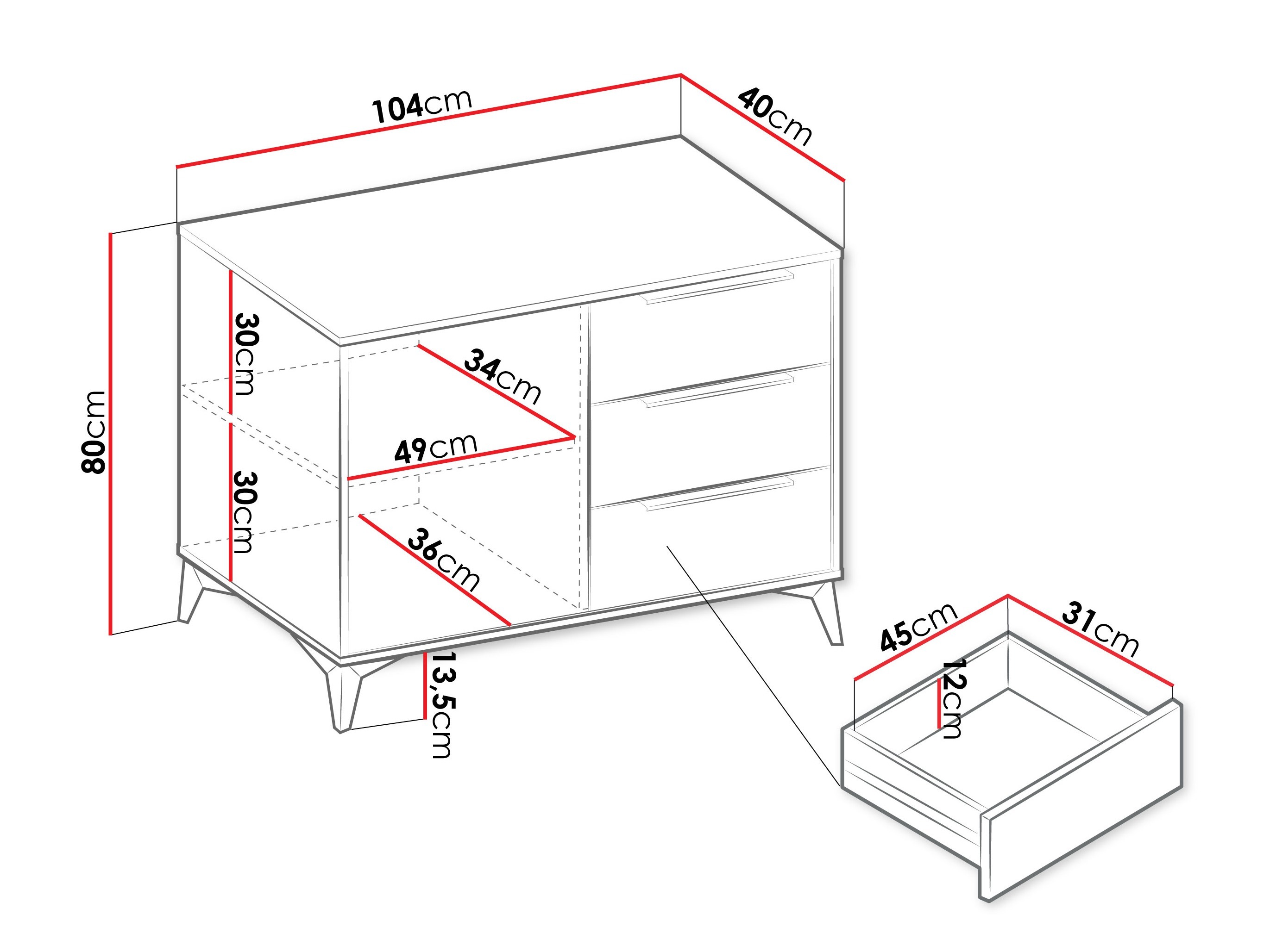 Komoda Comfivo Citrus II