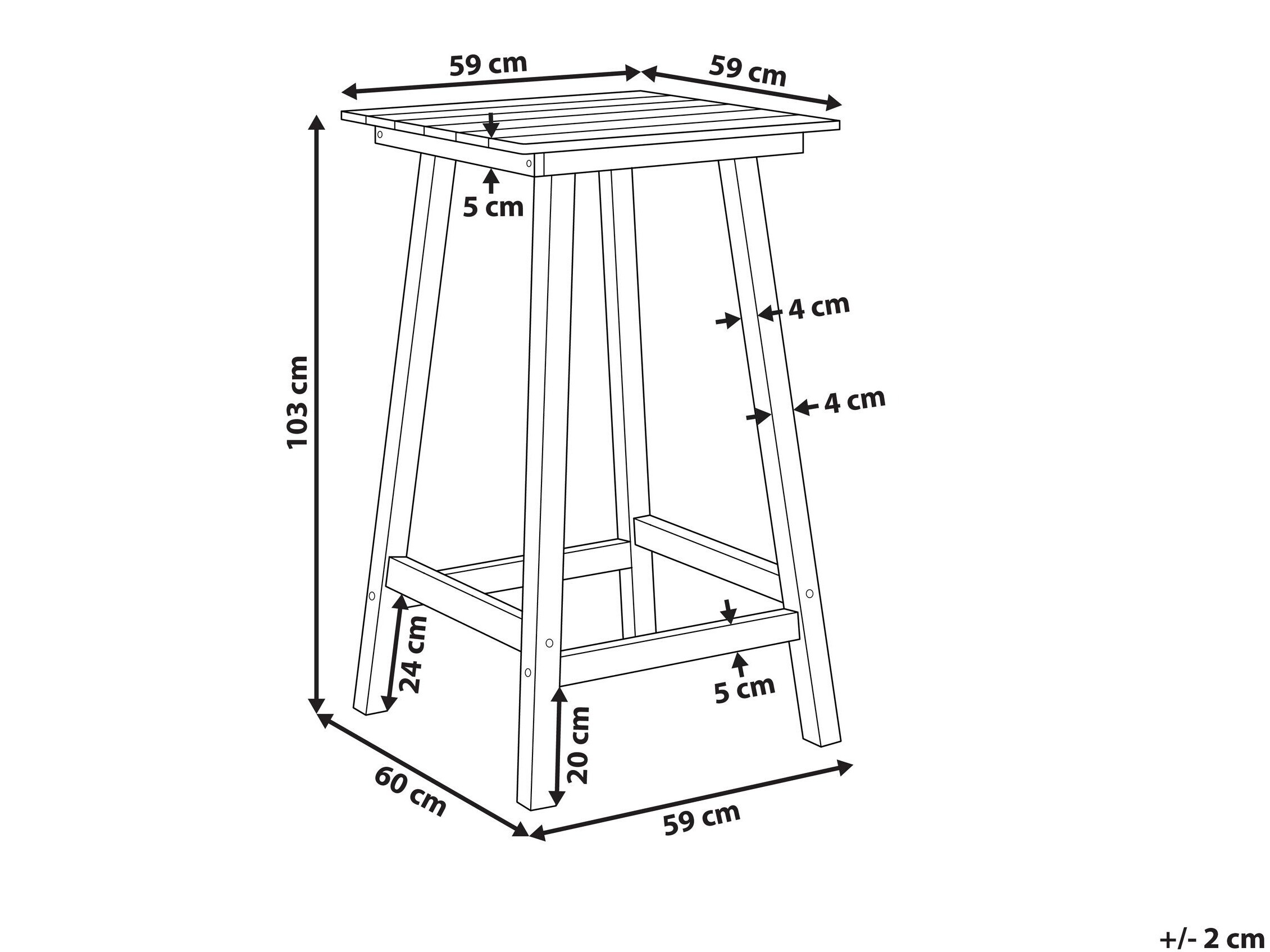 Lauko baras Berwyn 3250 (Mėlyna)