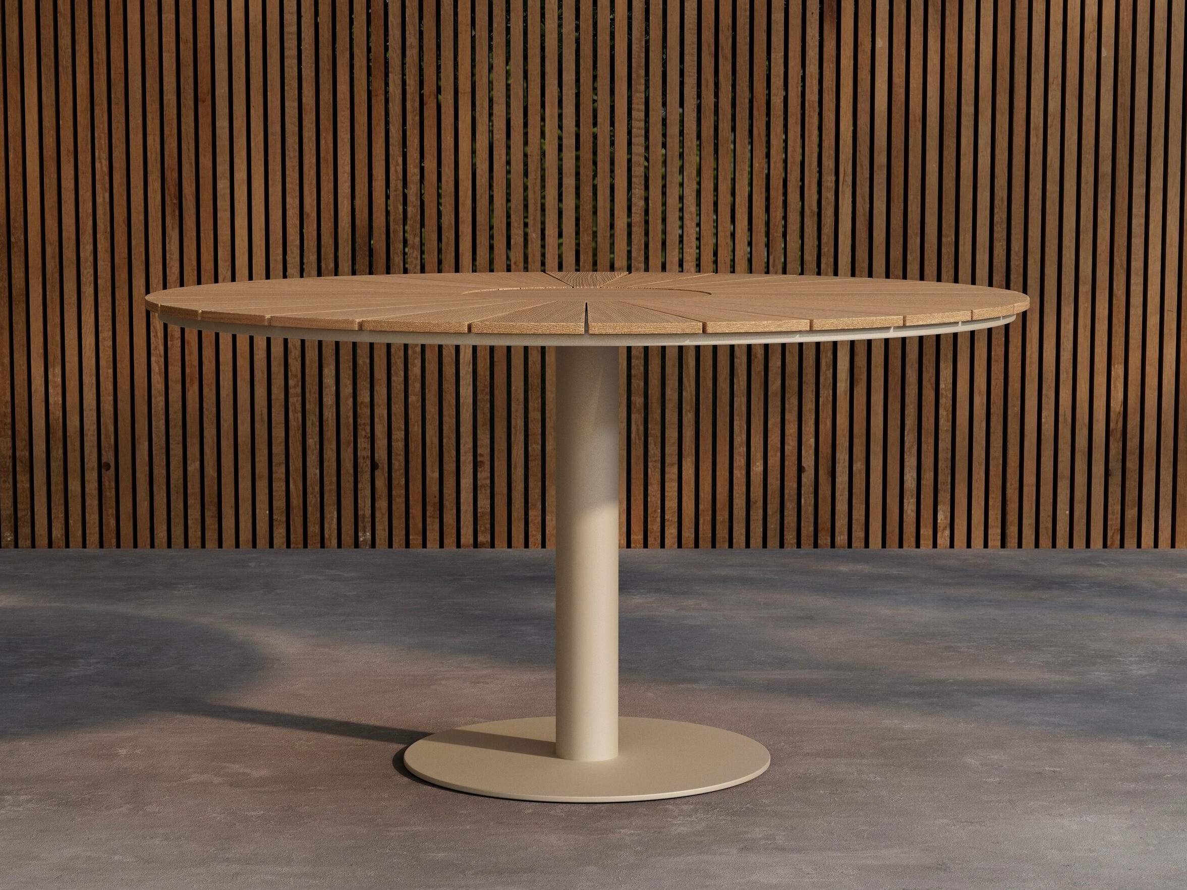 Lauko stalas Dallas 5166 (Smėlinė + Tikmedis)