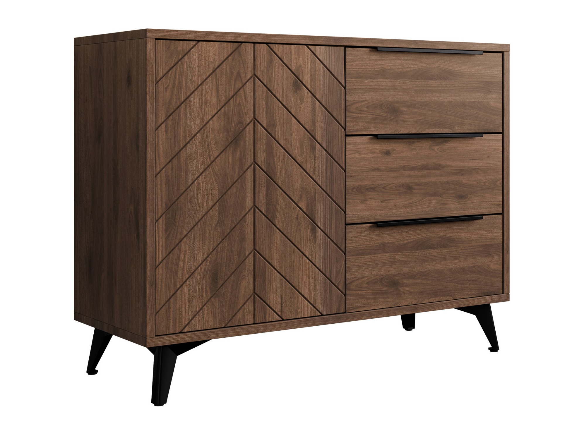 Rudos namų biuro komodos